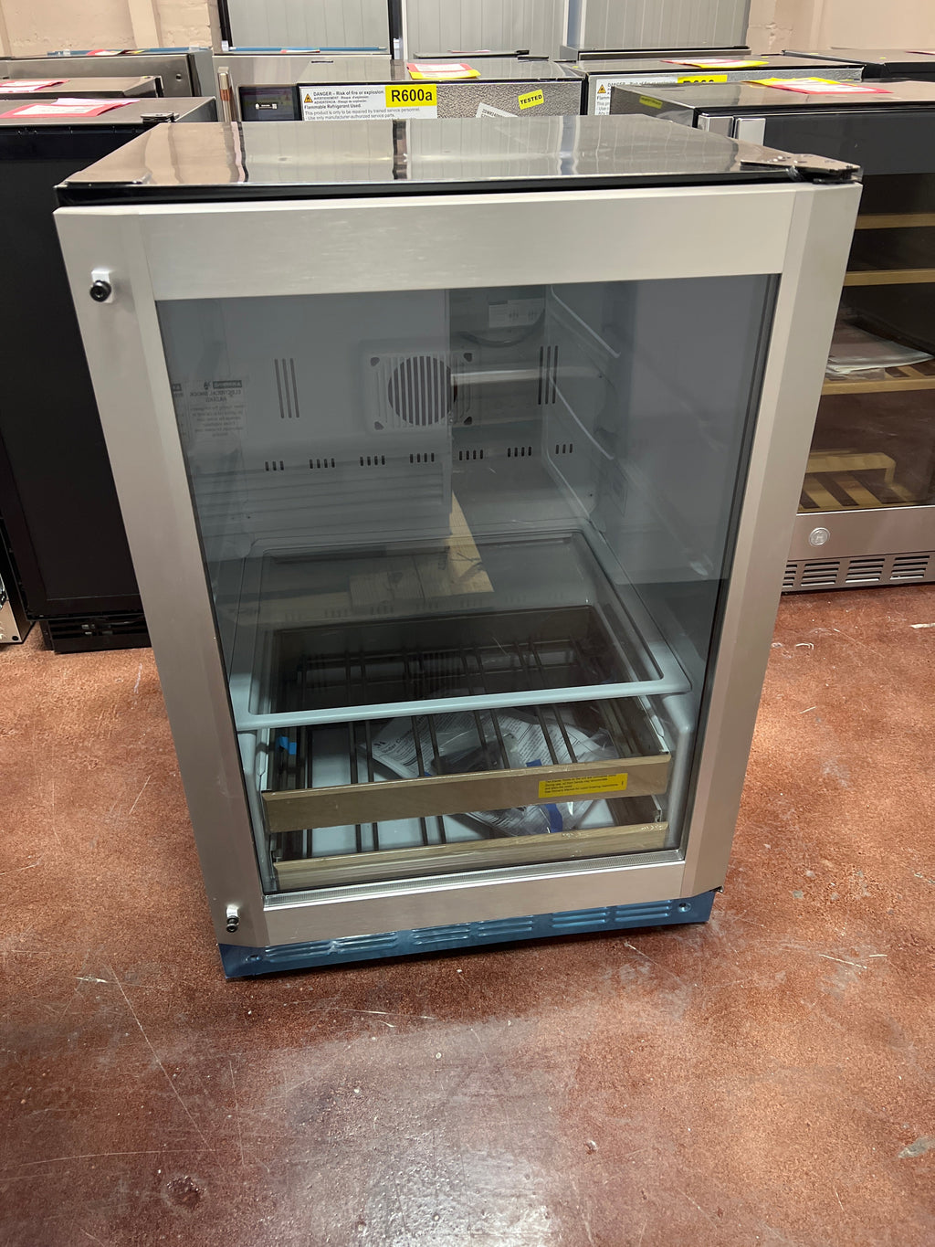 Monogram 24" Stainless Steel Beverage Center