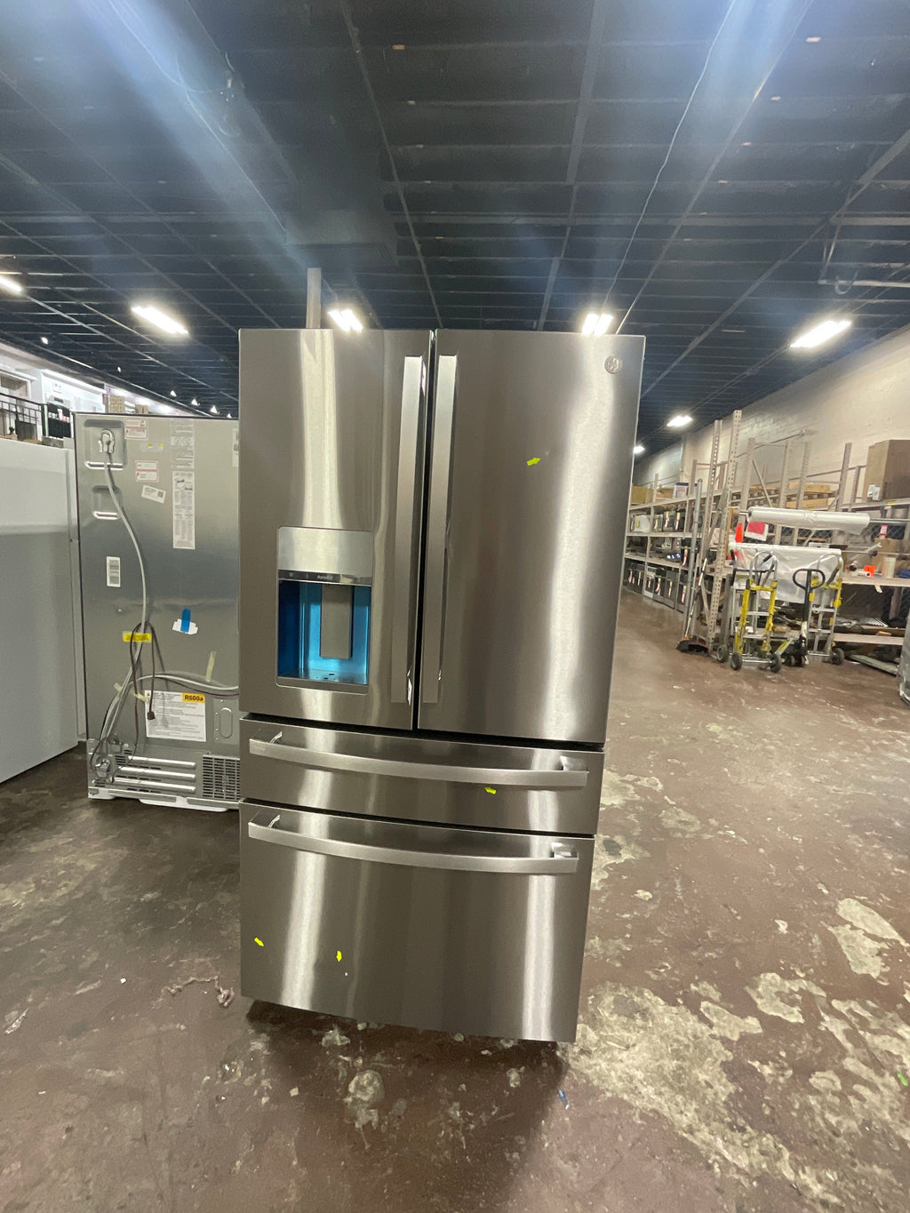 GE Profile™ ENERGY STAR® 27.9 Cu. Ft. Smart Fingerprint Resistant 4-Door French-Door Refrigerator with Door In Door