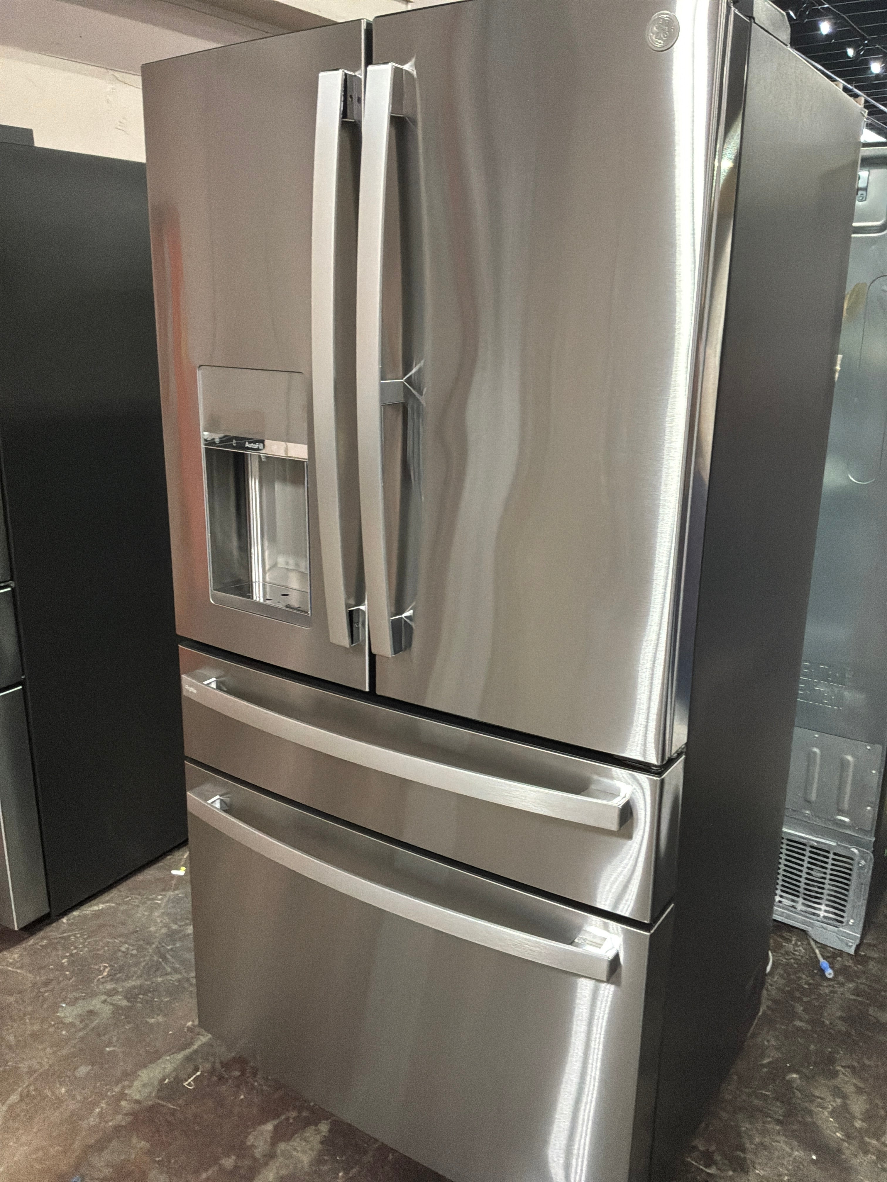GE Profile™ 22.4 Cu. Ft. Smart Counter-Depth Fingerprint Resistant 4-Door French-Door Refrigerator with Door In Door