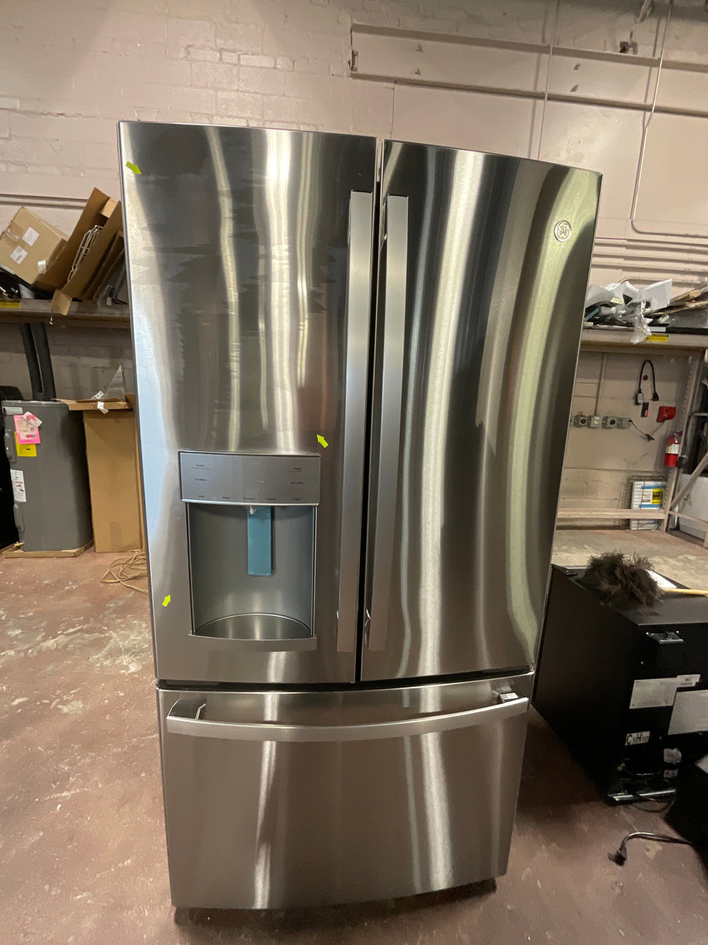 GE ENERGY STAR 22.1 Cu. Ft. Counter-Depth Fingerprint Resistant French-Door Refrigerator