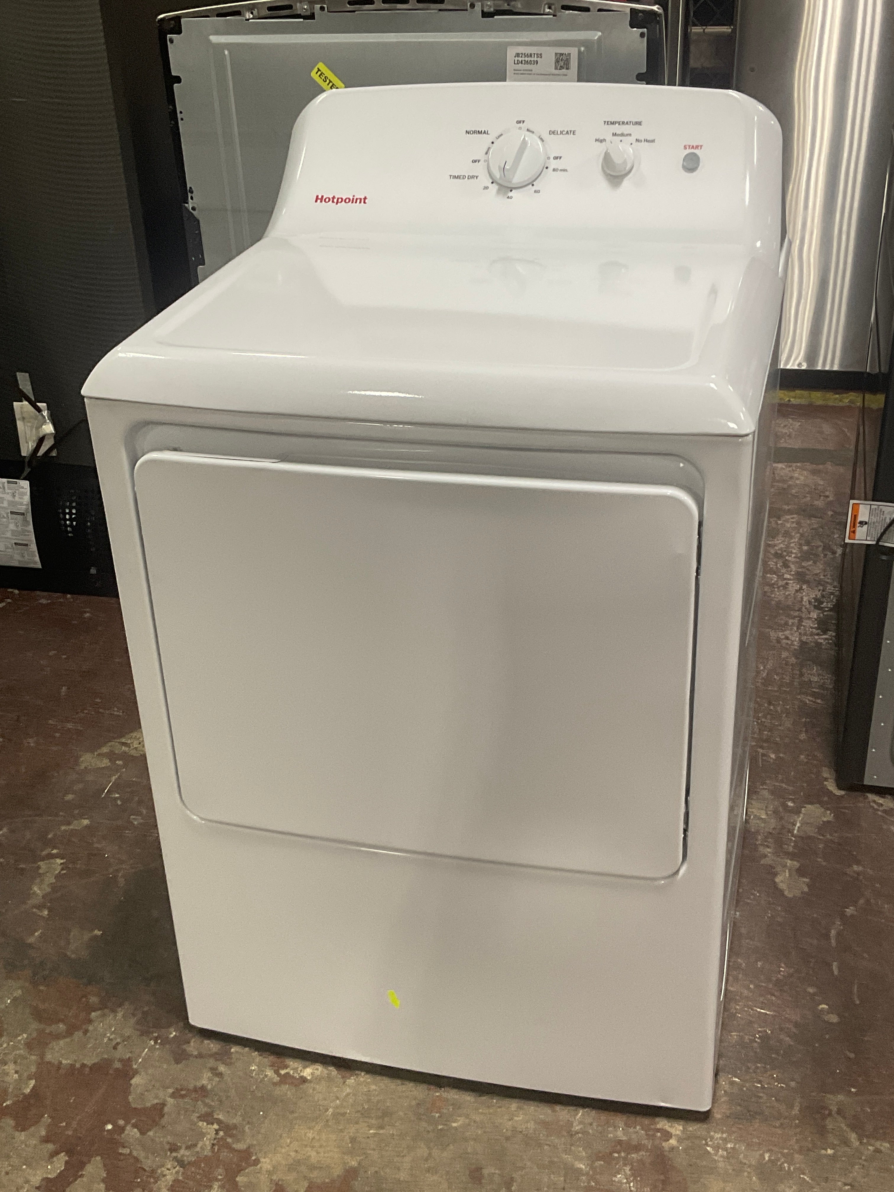 Hotpoint® 6.2 cu. ft. Capacity  Electric Dryer with Up To 120 ft. Venting and Shallow Depth