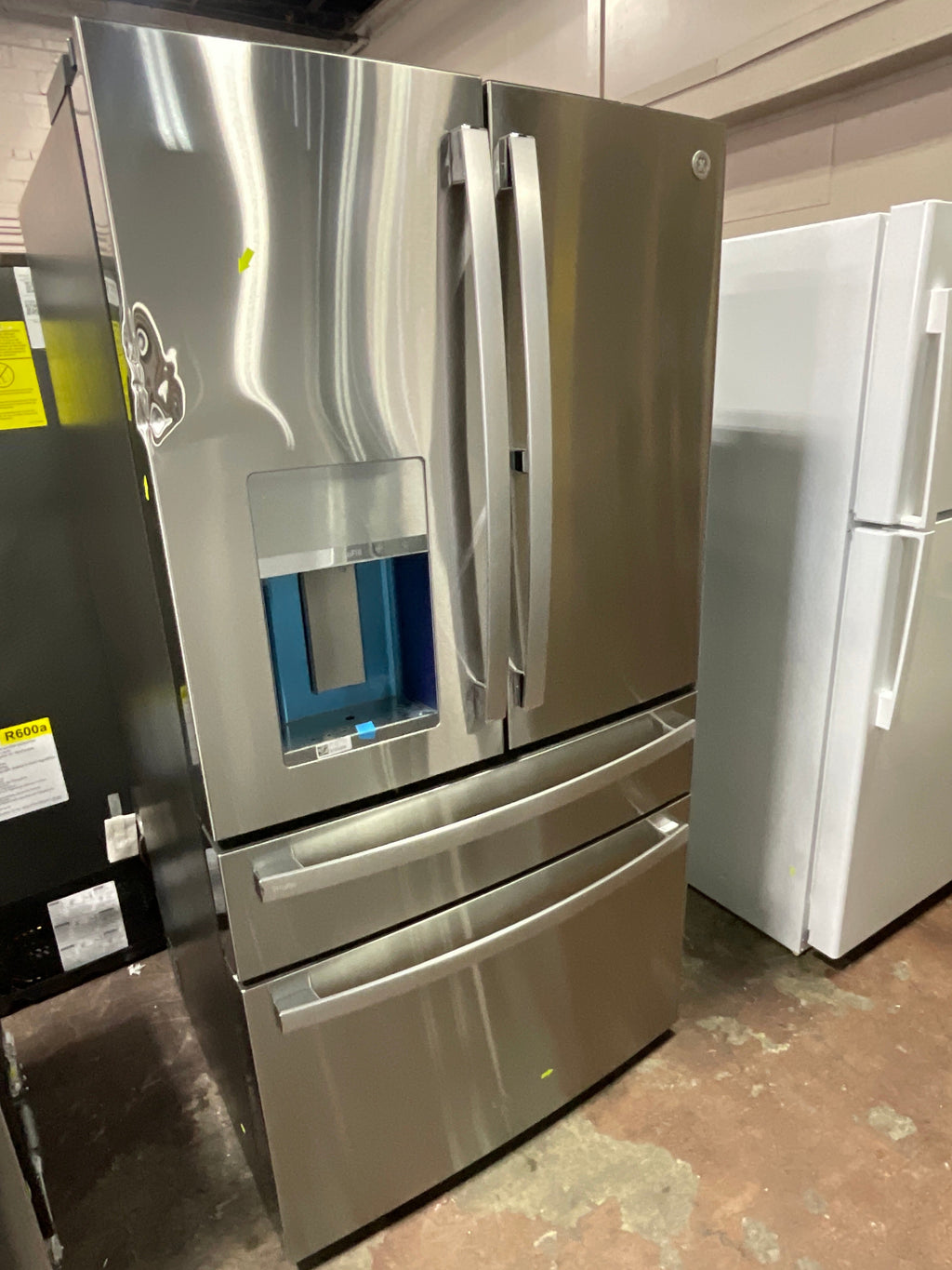 GE Profile™ ENERGY STAR® 27.9 Cu. Ft. Smart Fingerprint Resistant 4-Door French-Door Refrigerator with Door In Door