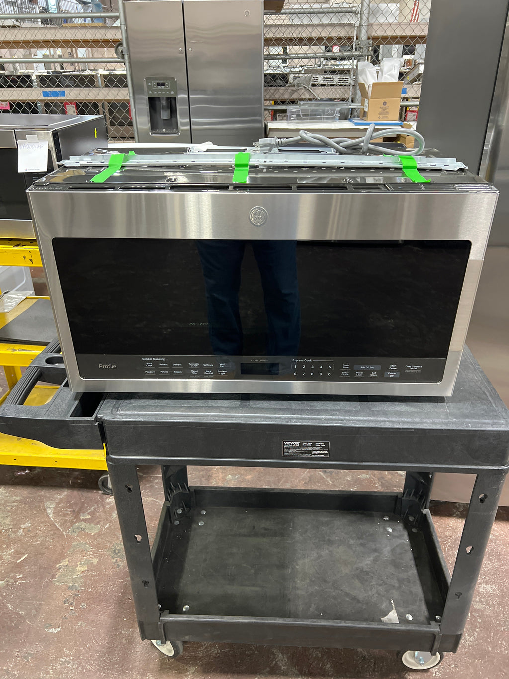GE Profile™ 2.1 Cu. Ft. Over-the-Range Sensor Microwave Oven