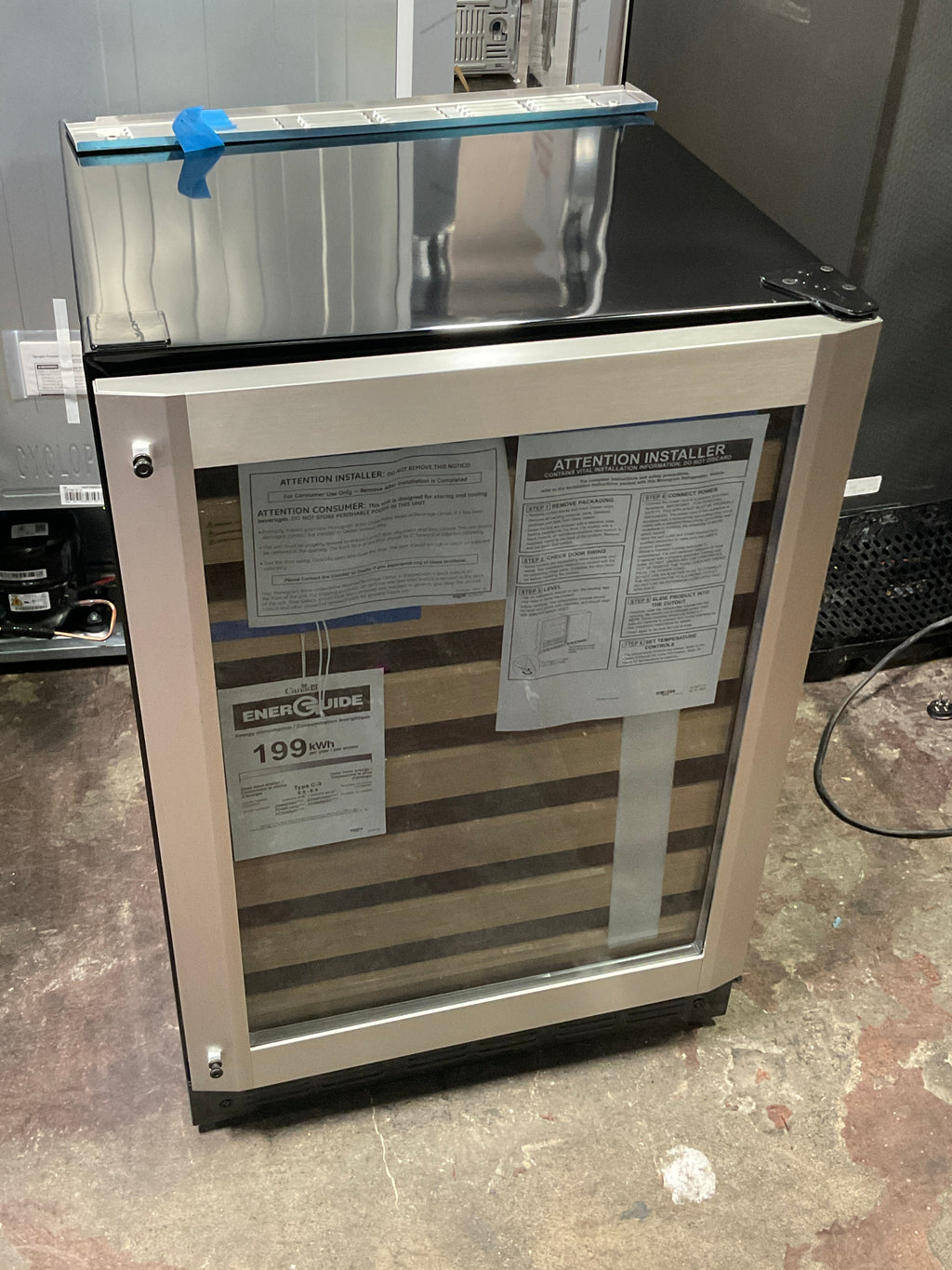 Monogram 24" Stainless Steel Wine Reserve