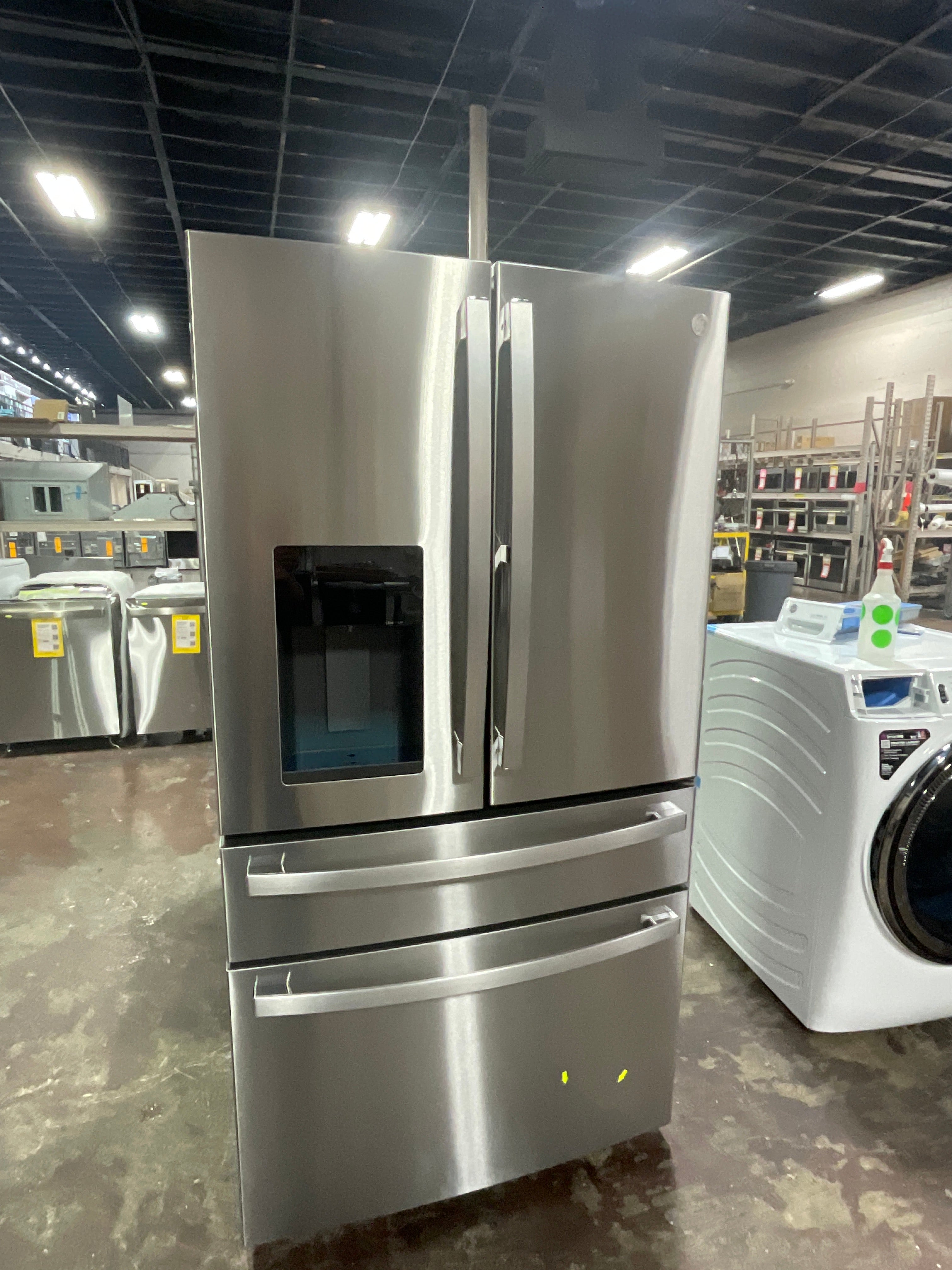 GE Profile™ ENERGY STAR® 22.4 Cu. Ft. Smart Counter-Depth 4-Door French-Door Refrigerator with Kitchen Assistant™