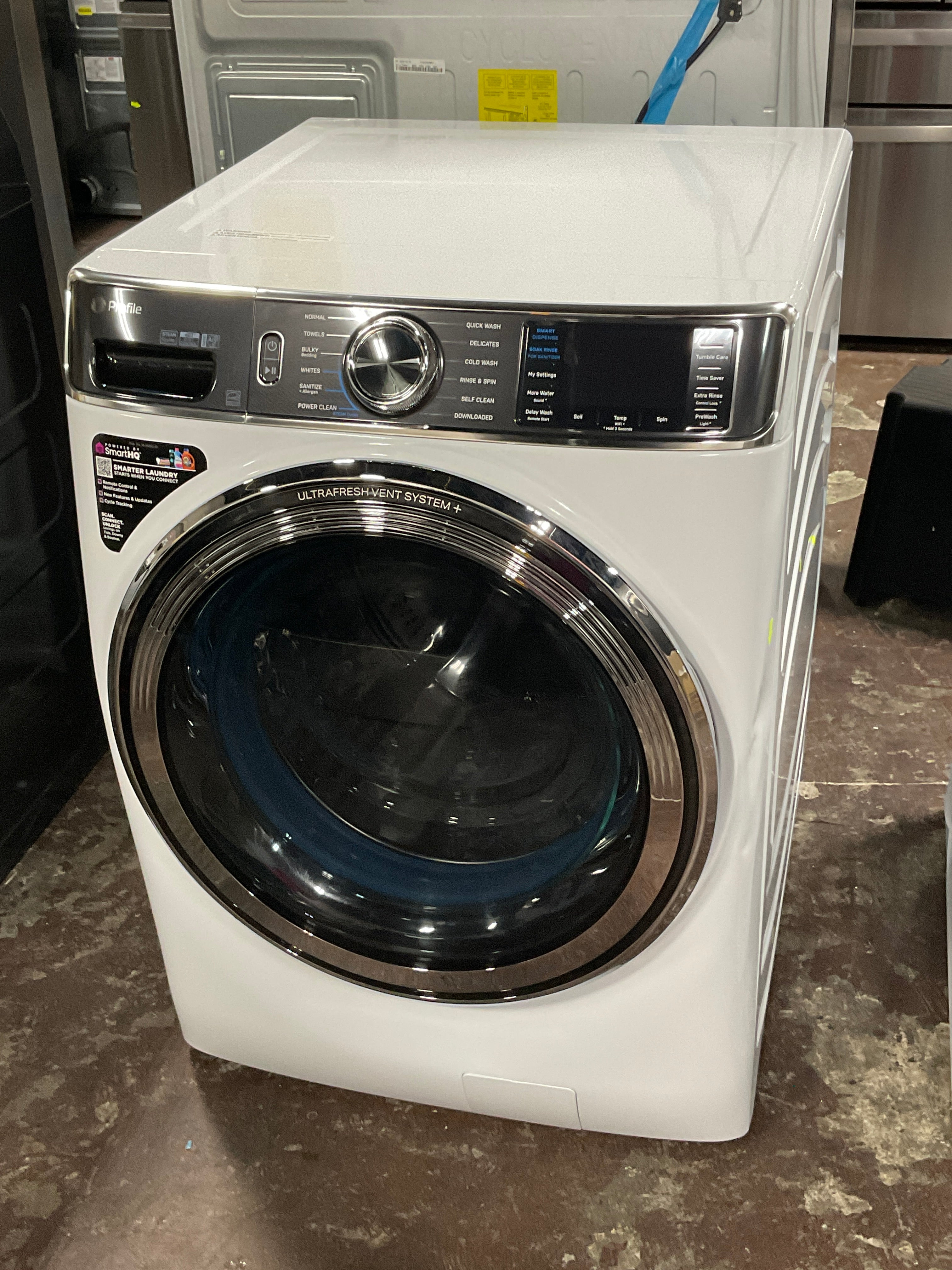 GE Profile™ 5.3 cu. ft. Capacity Smart Front Load ENERGY STAR® Washer with UltraFresh™ Vent System+ with OdorBlock™