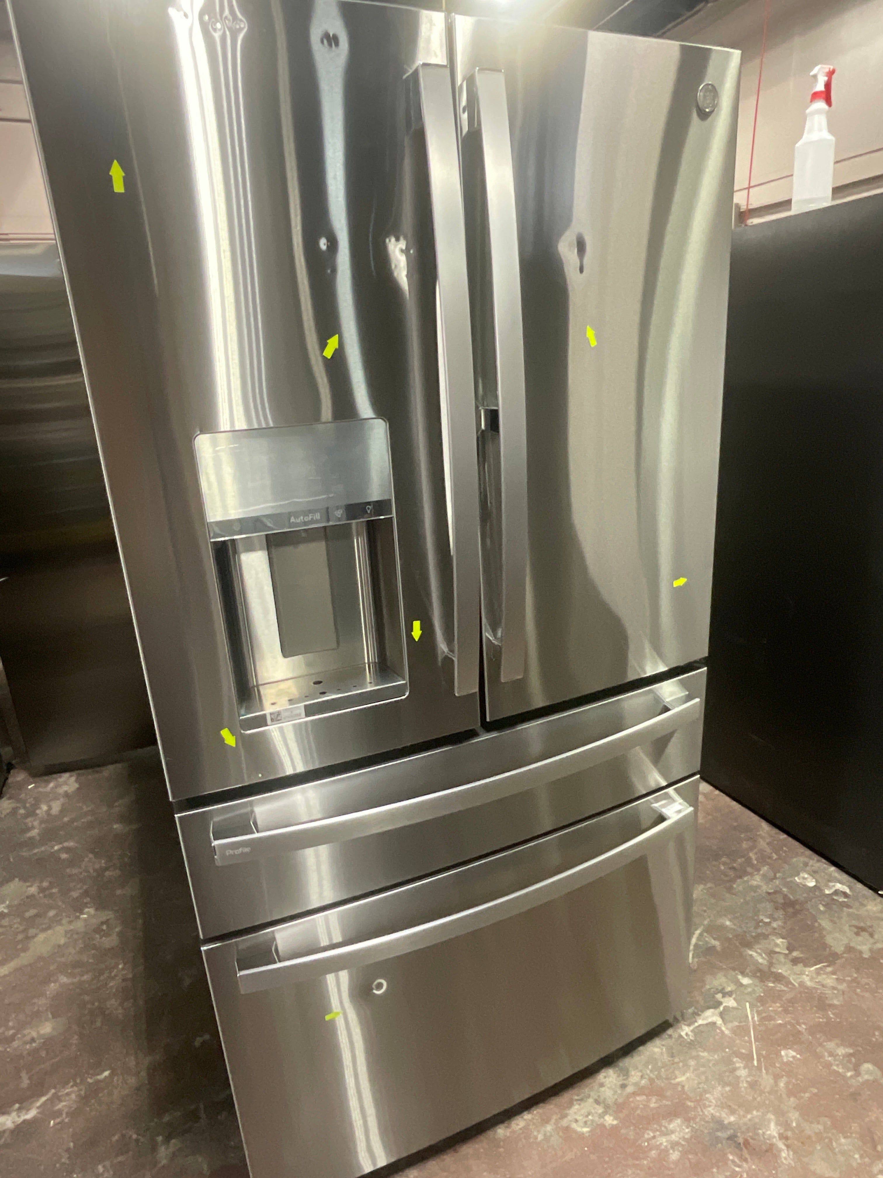 GE Profile™ ENERGY STAR® 27.9 Cu. Ft. Smart Fingerprint Resistant 4-Door French-Door Refrigerator with Door In Door