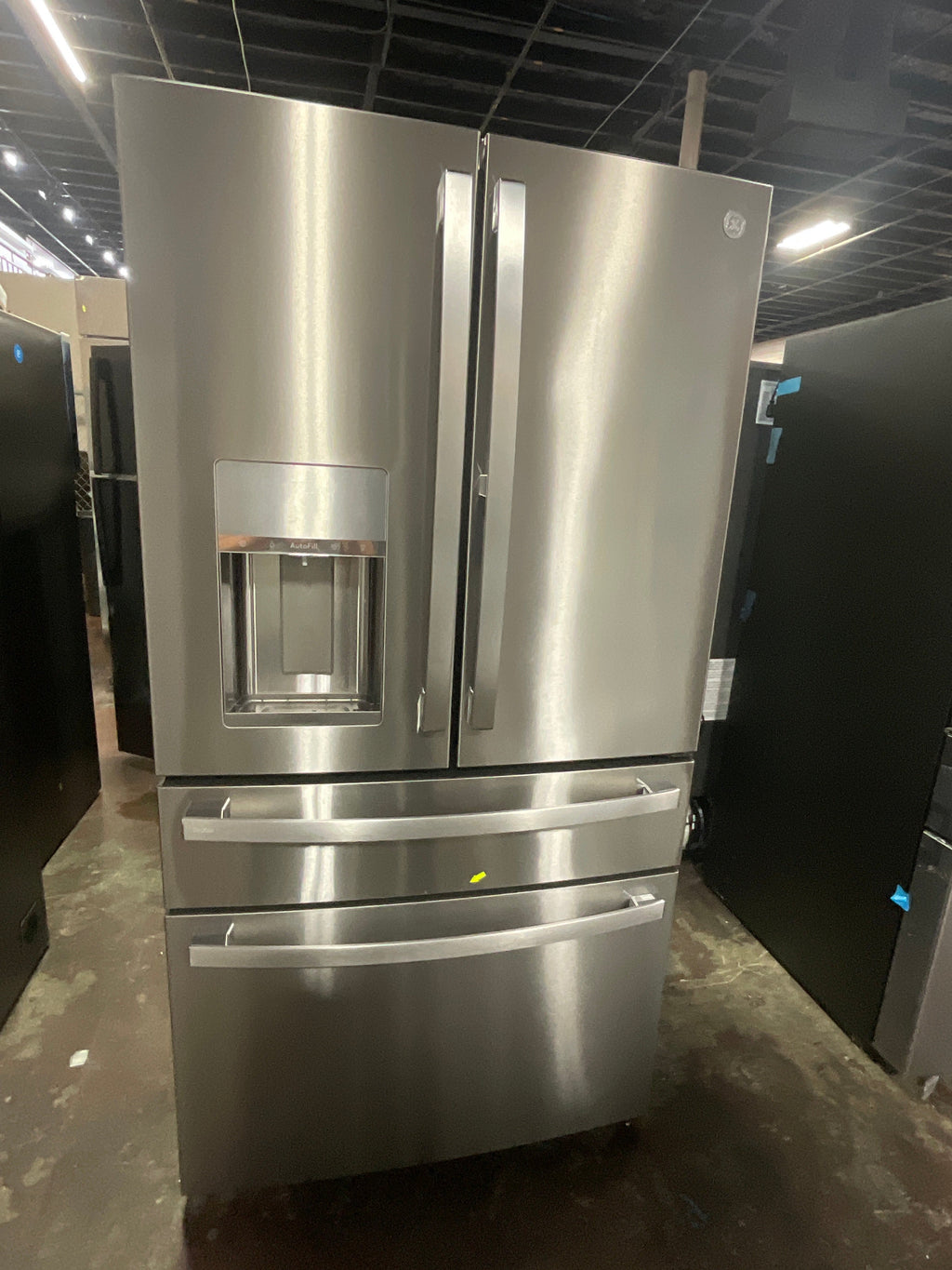 GE Profile™ 22.4 Cu. Ft. Smart Counter-Depth Fingerprint Resistant 4-Door French-Door Refrigerator with Door In Door