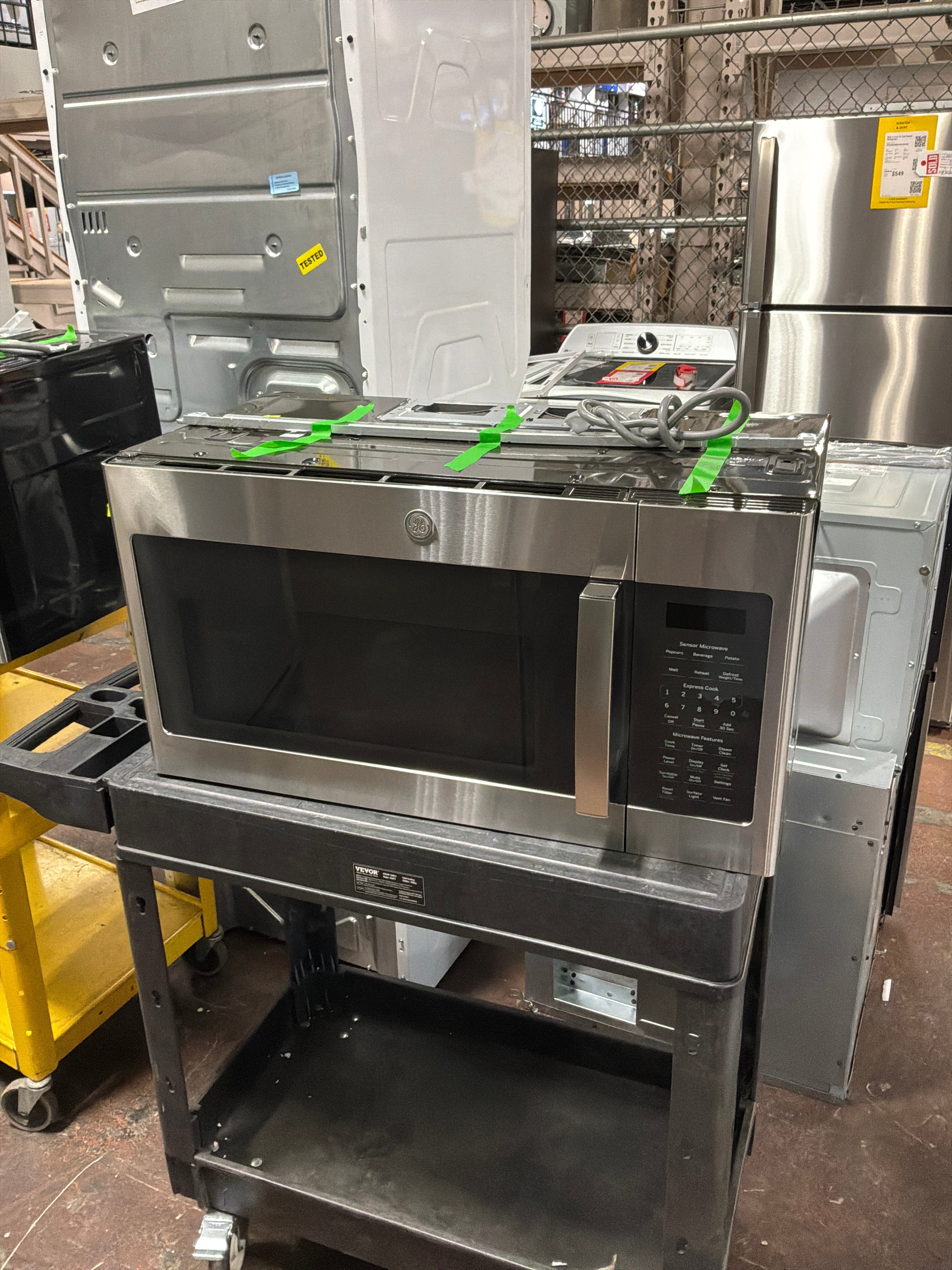 GE® 1.9 Cu. Ft. Over-the-Range Sensor Microwave Oven