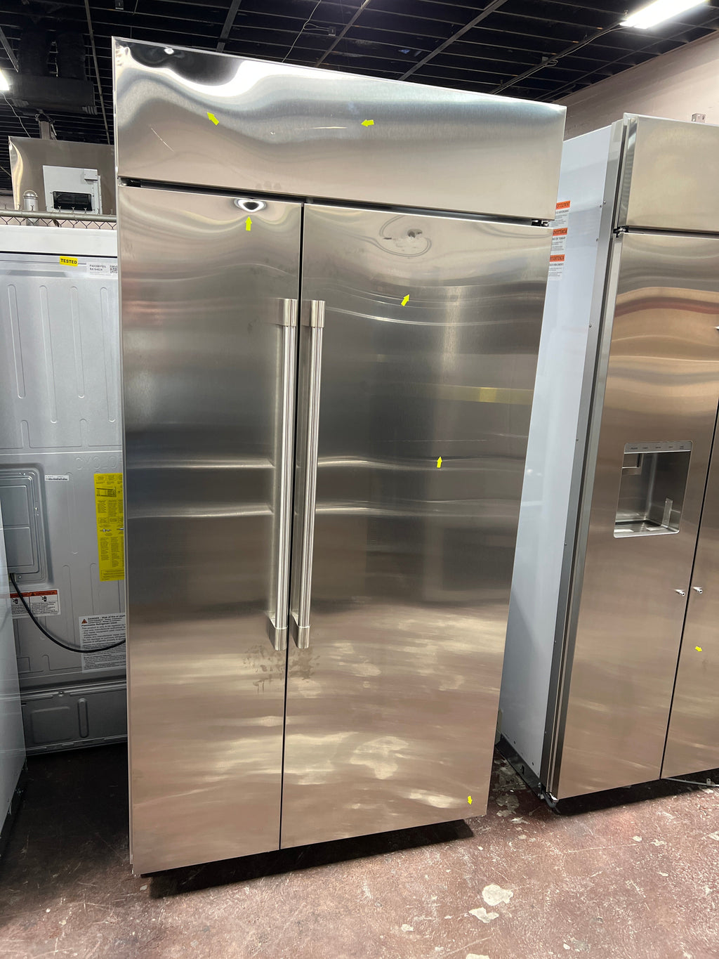 Monogram 42" Smart Built-In Side-by-Side Refrigerator