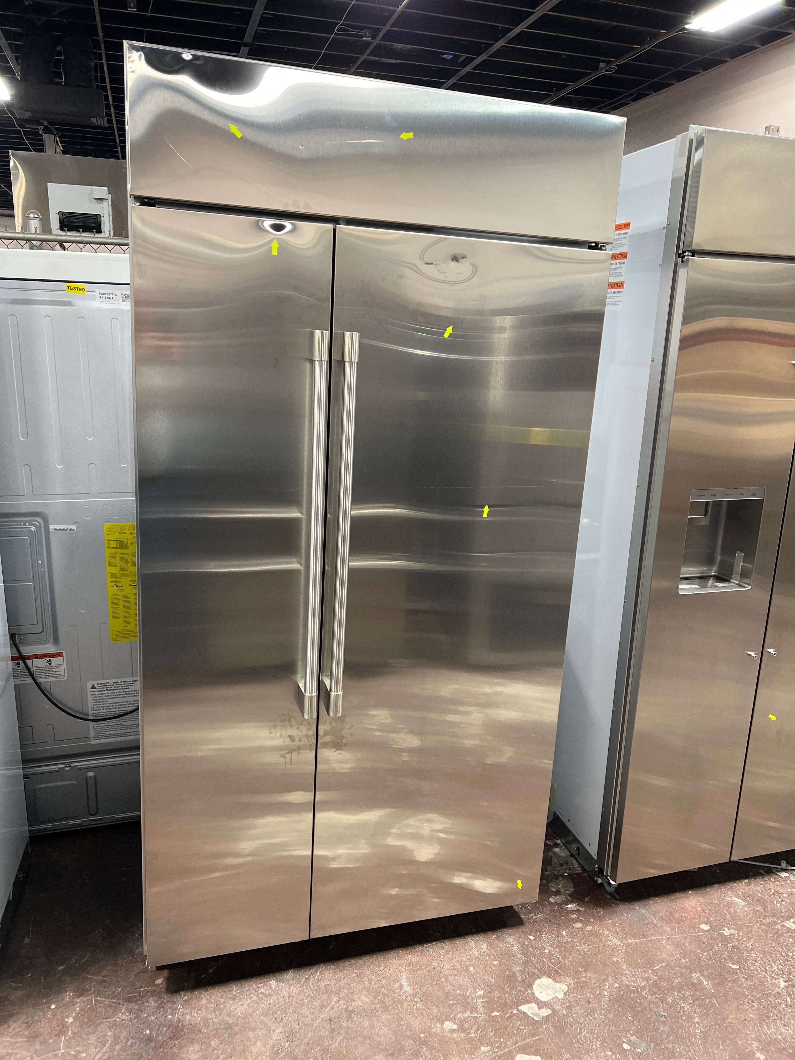 Monogram 42" Smart Built-In Side-by-Side Refrigerator