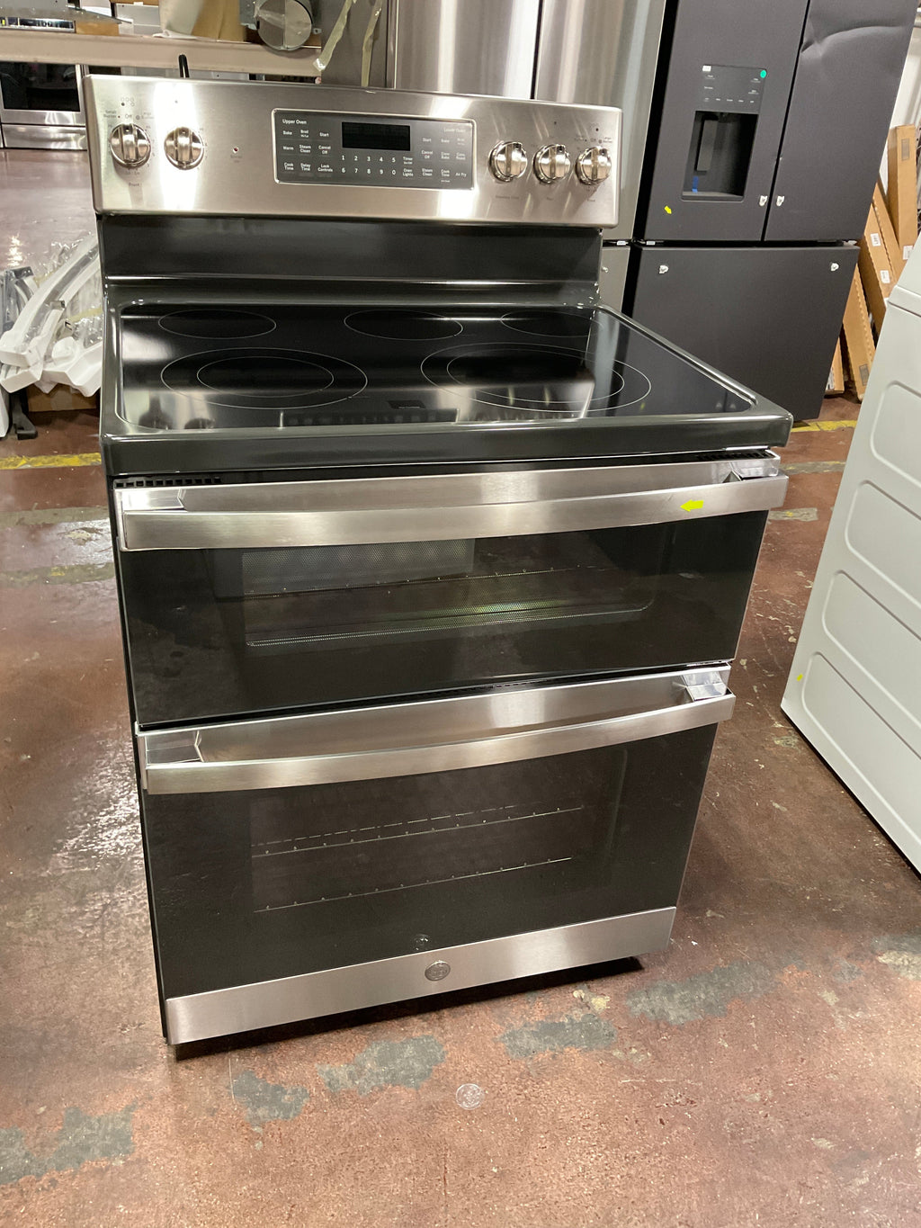 GE 30" Free-Standing Electric Double Oven Convection Range