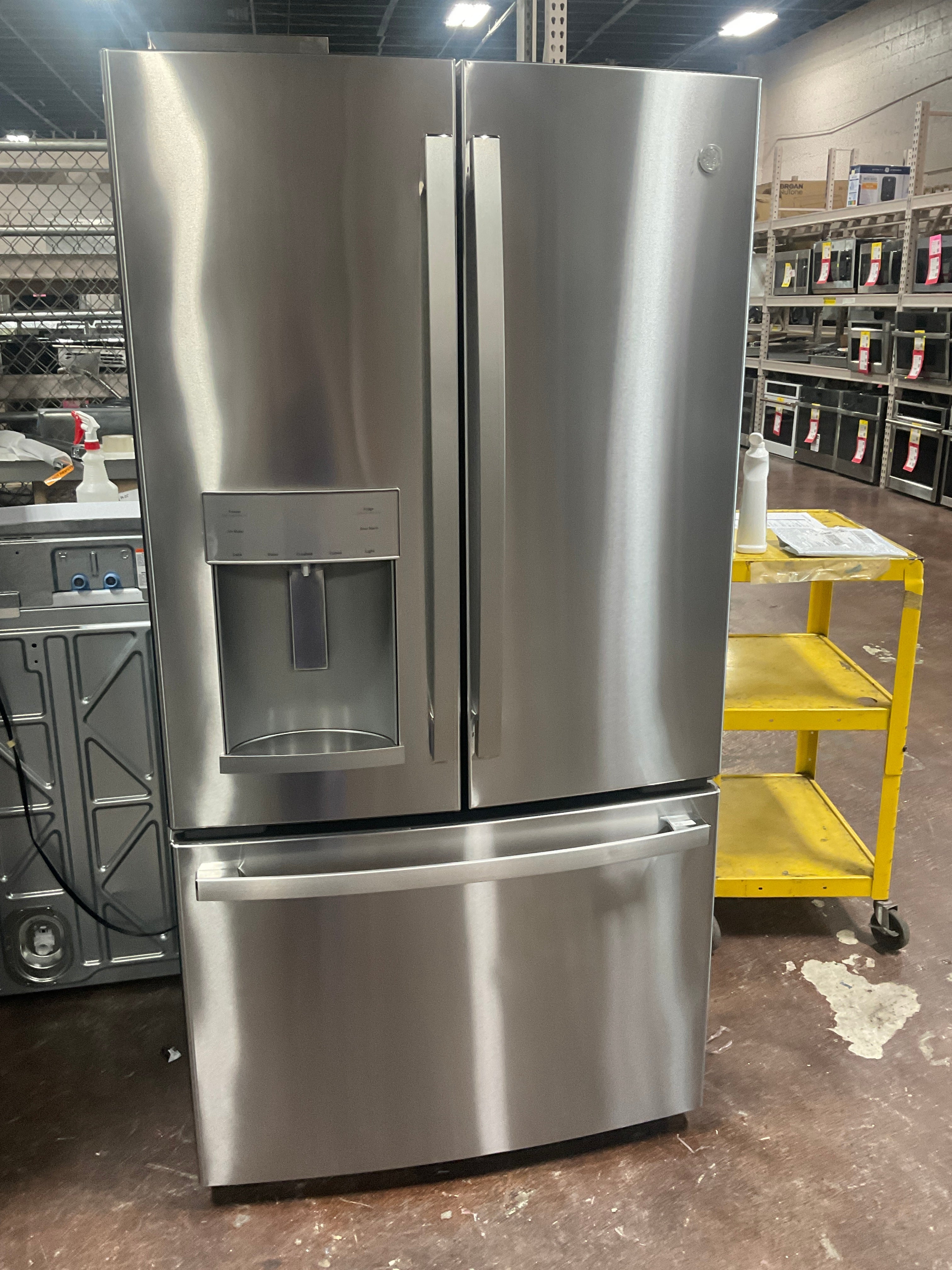 GE ENERGY STAR 22.1 Cu. Ft. Counter-Depth Fingerprint Resistant French-Door Refrigerator