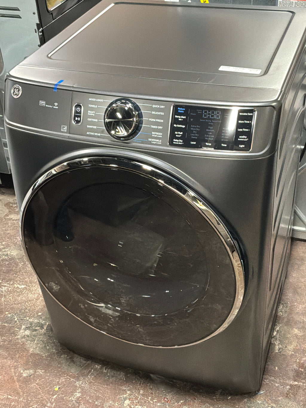GE® ENERGY STAR® 7.8 cu. ft. Capacity Smart Front Load Electric Dryer with Steam and Sanitize Cycle