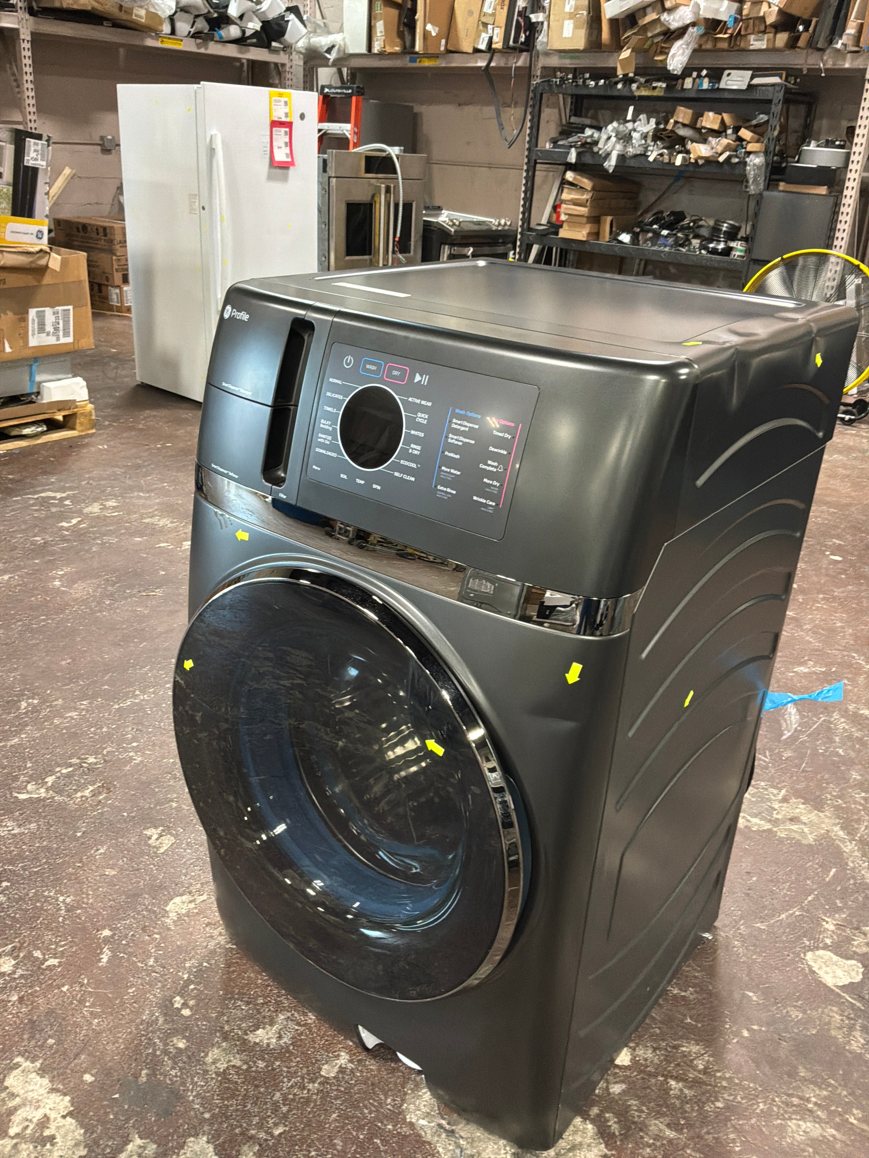 GE Profile ENERGY STAR 4.8 cu. ft. Capacity UltraFast Combo with Ventless Inverter Heat Pump Technology Washer/Dryer