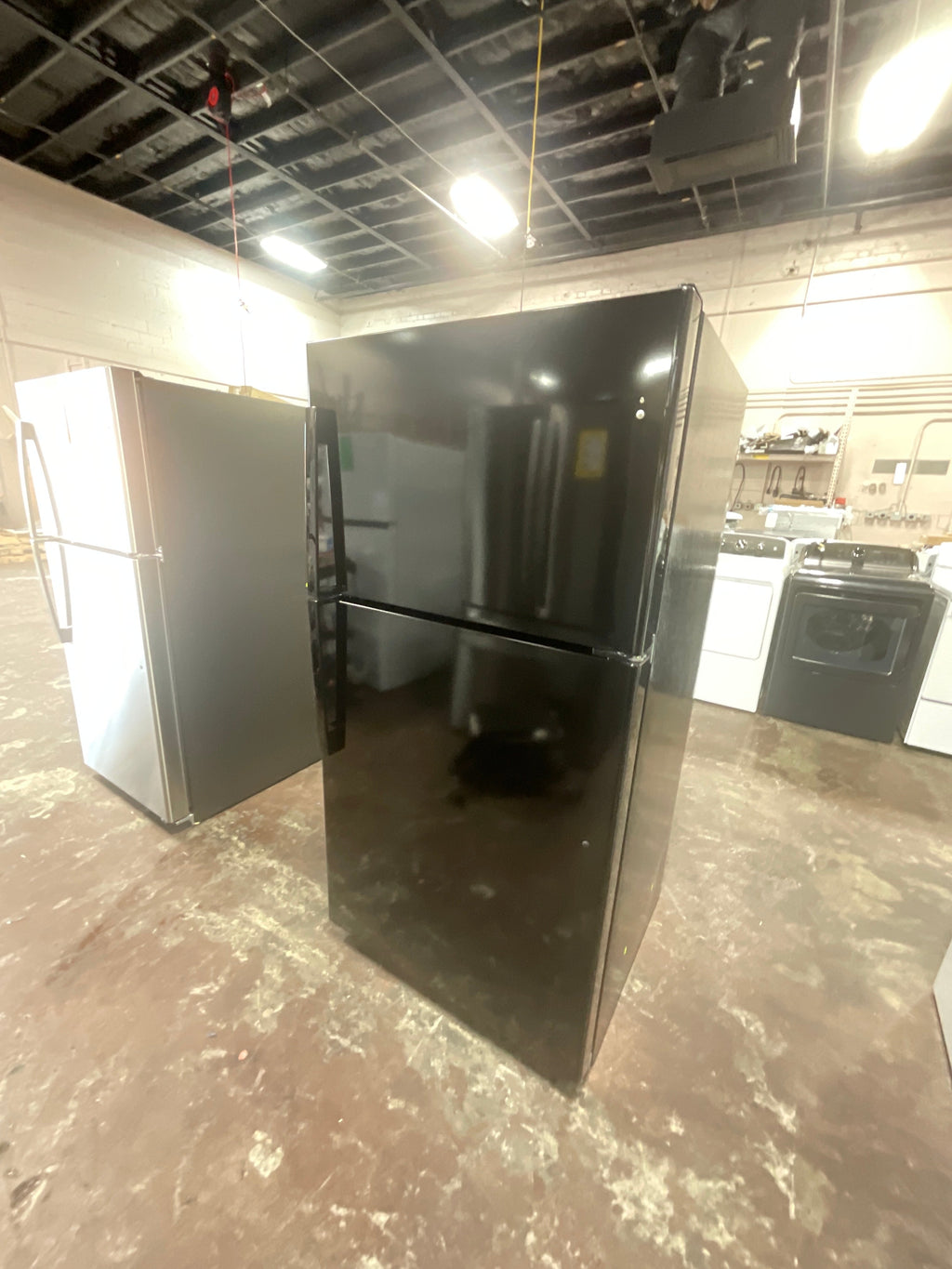 GE® 21.9 Cu. Ft. Garage Ready Top-Freezer Refrigerator