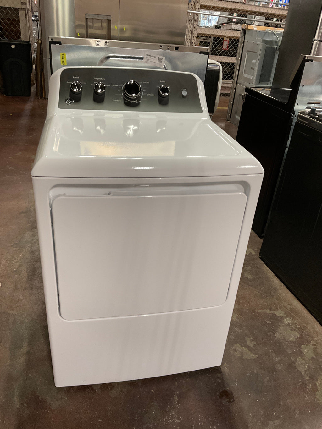 GE GE® 7.2 cu. ft. Capacity Electric Dryer with Up To 120 ft. Venting and Extended Tumble
