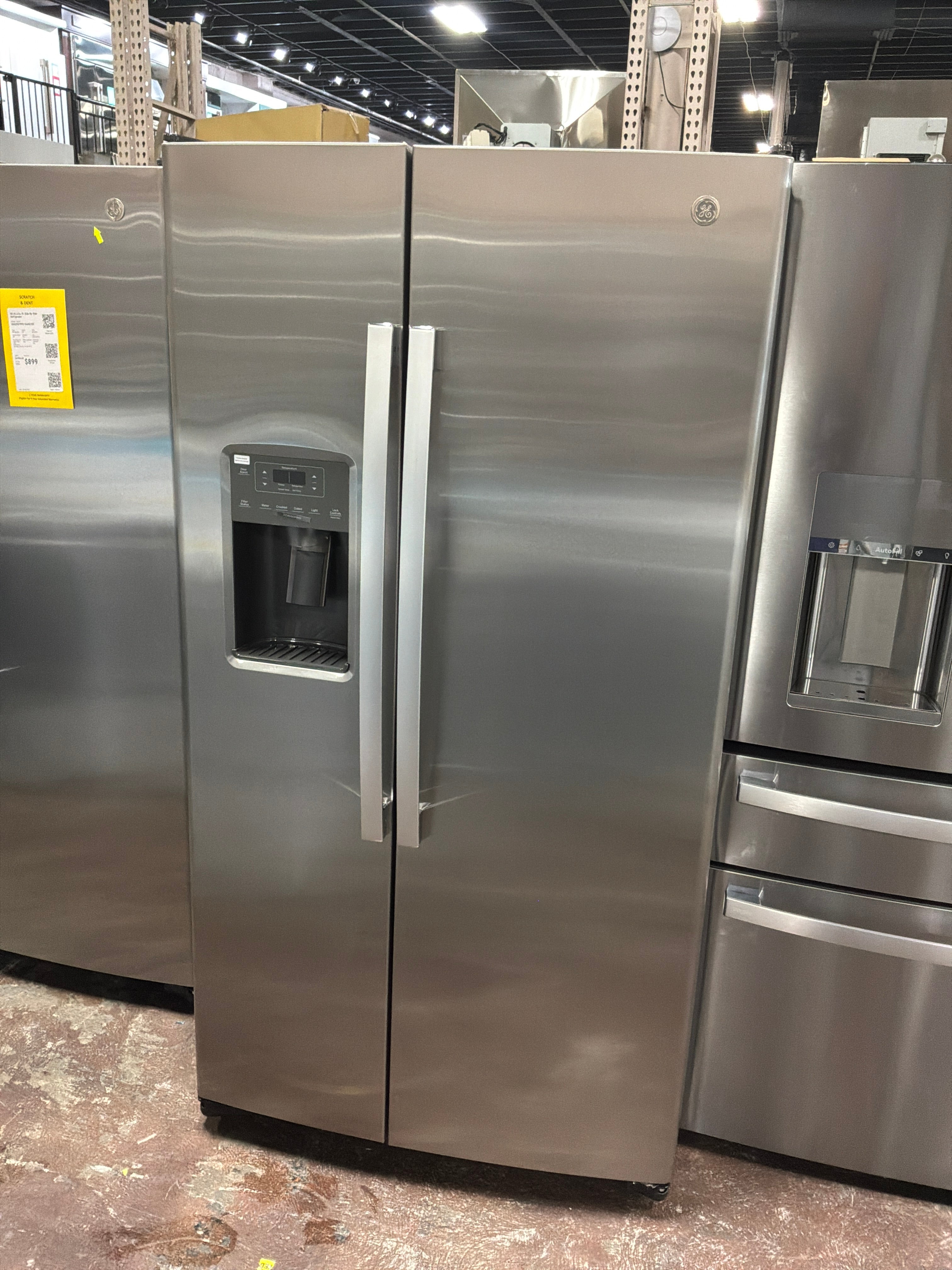 GE 25.3 Cu. Ft. Side-By-Side Refrigerator
