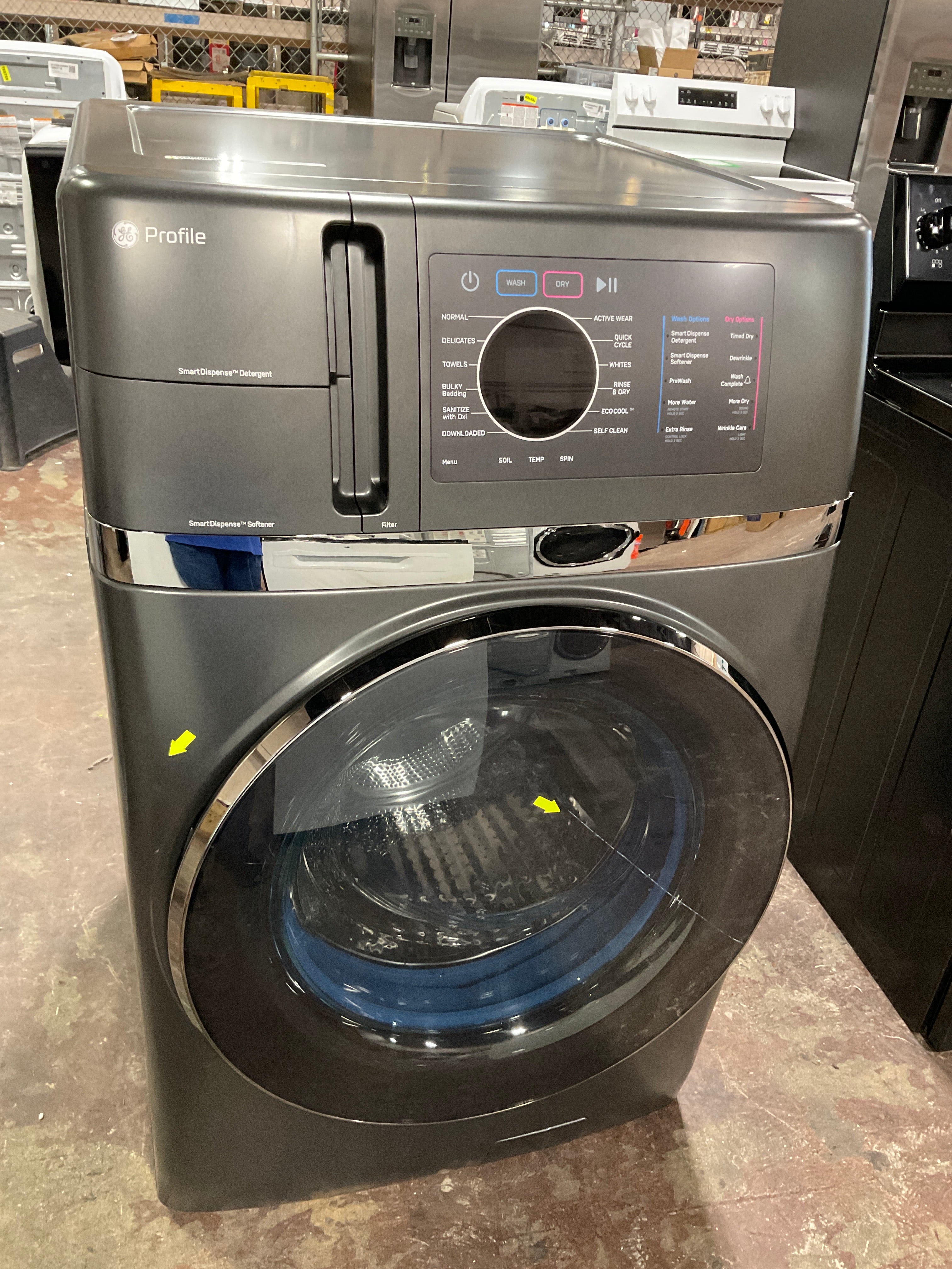 GE Profile ENERGY STAR 4.8 cu. ft. Capacity UltraFast Combo with Ventless Inverter Heat Pump Technology Washer/Dryer