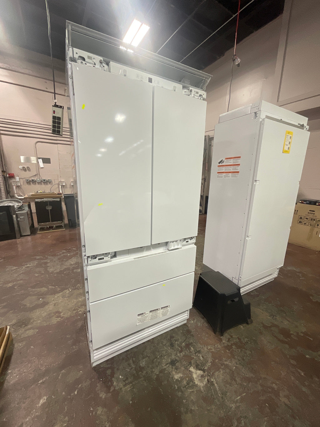 Monogram 36" Panel-Ready Premium Integrated French-Door Refrigerator