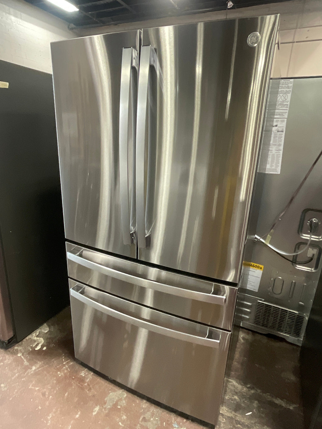 GE Profile™ ENERGY STAR® 23.2 Cu. Ft. Smart Counter-Depth Fingerprint Resistant 4-Door French-Door Refrigerator
