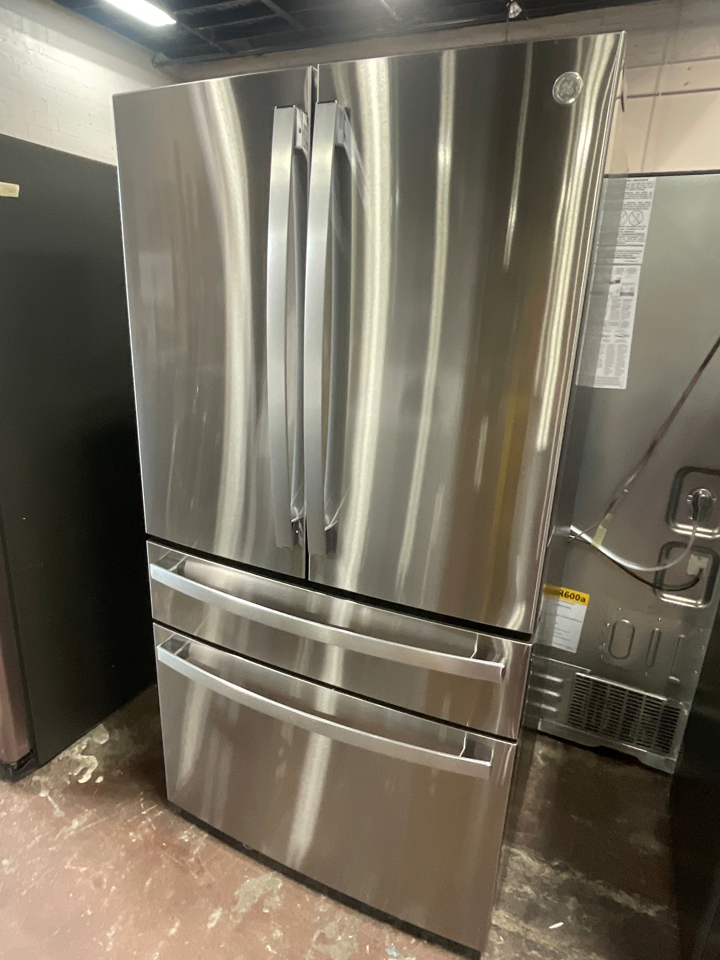 GE Profile™ ENERGY STAR® 23.2 Cu. Ft. Smart Counter-Depth Fingerprint Resistant 4-Door French-Door Refrigerator