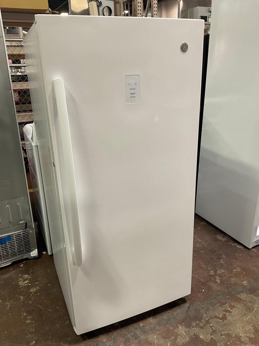 GE® 14.1 Cu. Ft. Frost-Free Garage Ready Upright Freezer
