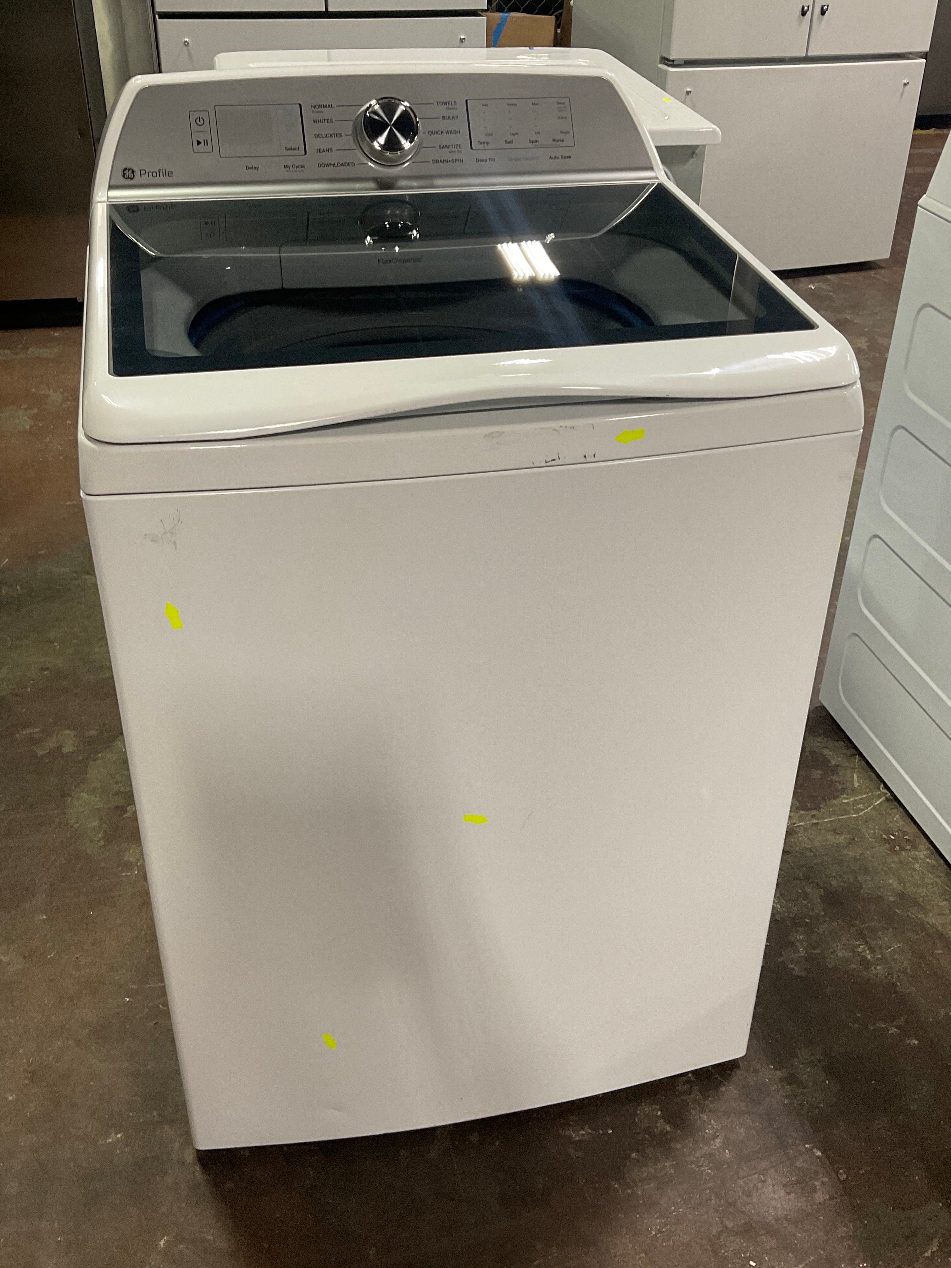 GE Profile™ ENERGY STAR® 4.9 cu. ft. Capacity Washer with Smarter Wash Technology and FlexDispense™