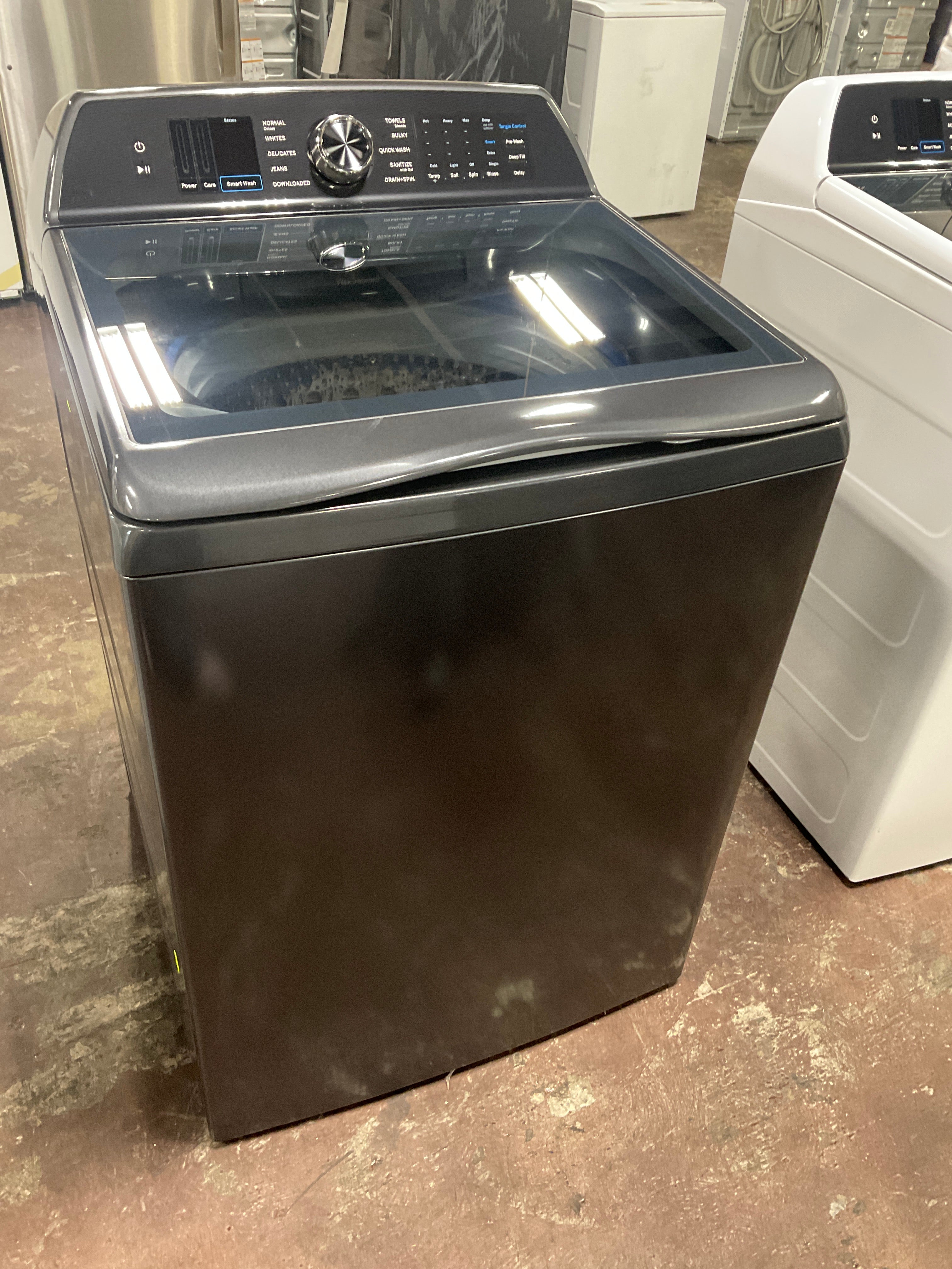 GE Profile™ ENERGY STAR® 5.4 cu. ft. Capacity Washer with Smarter Wash Technology and FlexDispense™