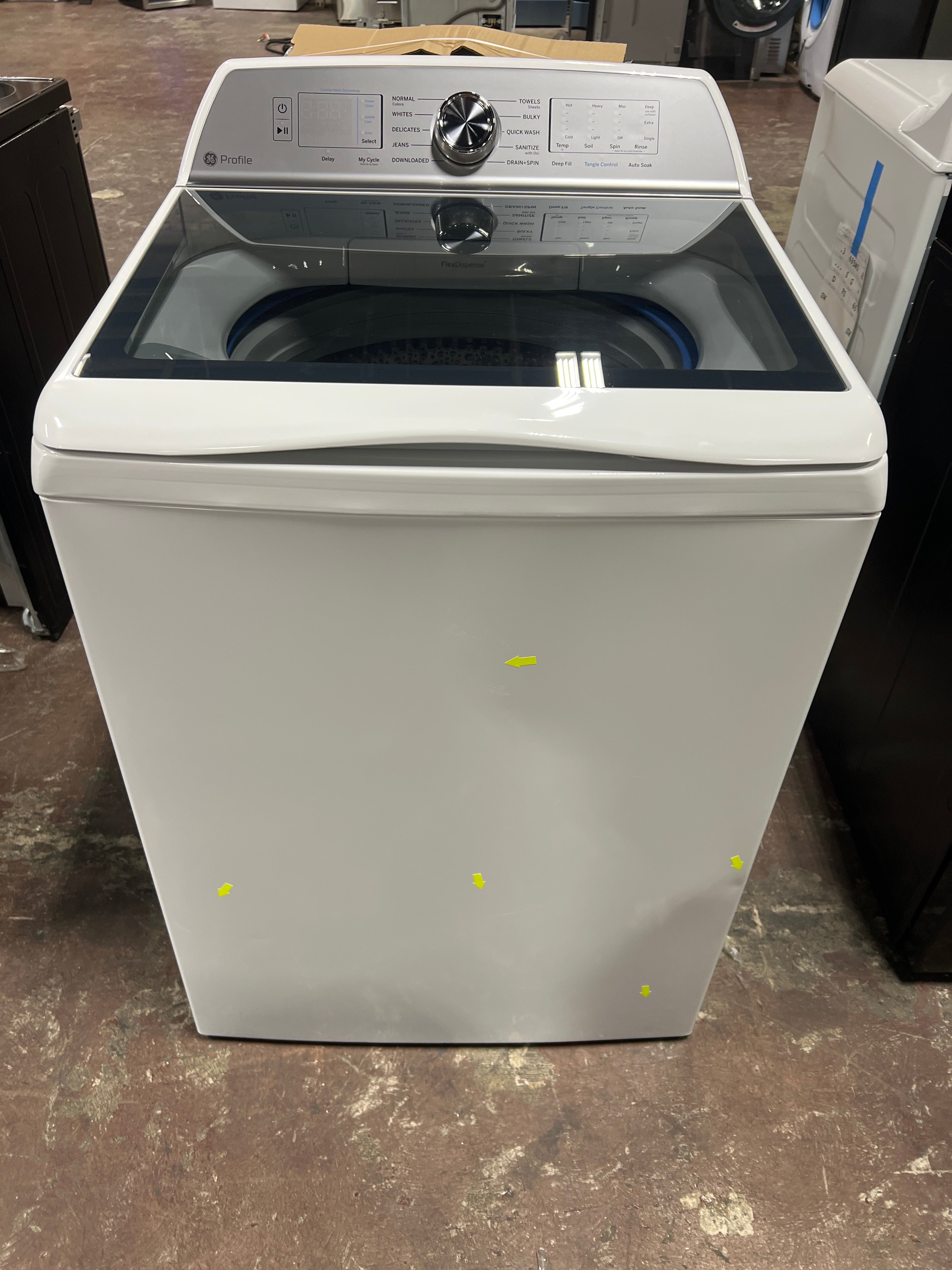 GE Profile™ ENERGY STAR® 5.0 cu. ft. Capacity Washer with Smarter Wash Technology and FlexDispense™