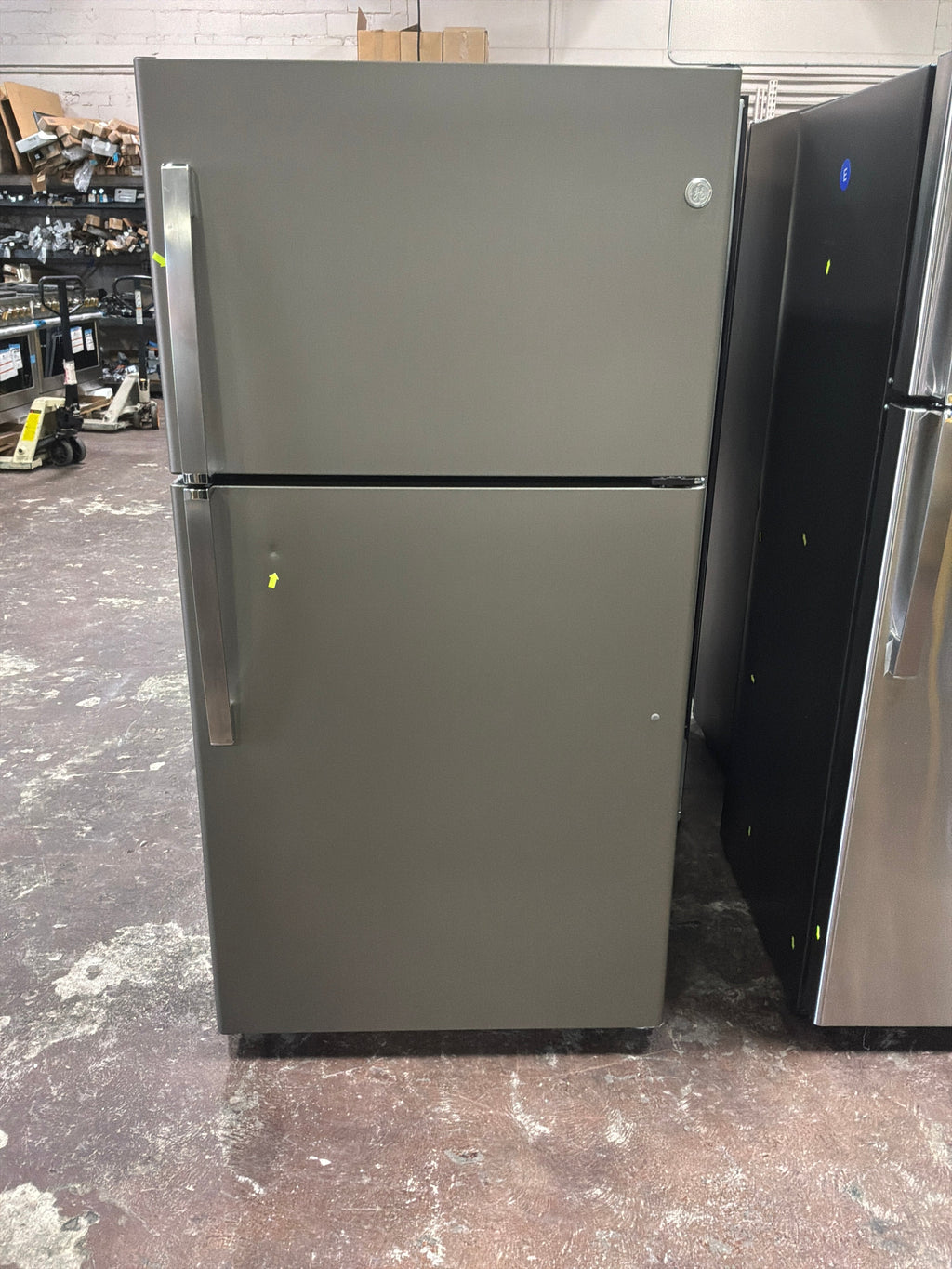 GE® 21.9 Cu. Ft. Garage Ready Top-Freezer Refrigerator