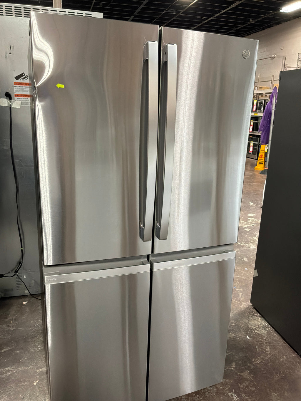 GE Profile™ ENERGY STAR® 28.3 Cu. Ft. Quad-Door Refrigerator with Dual-Dispense AutoFill Pitcher