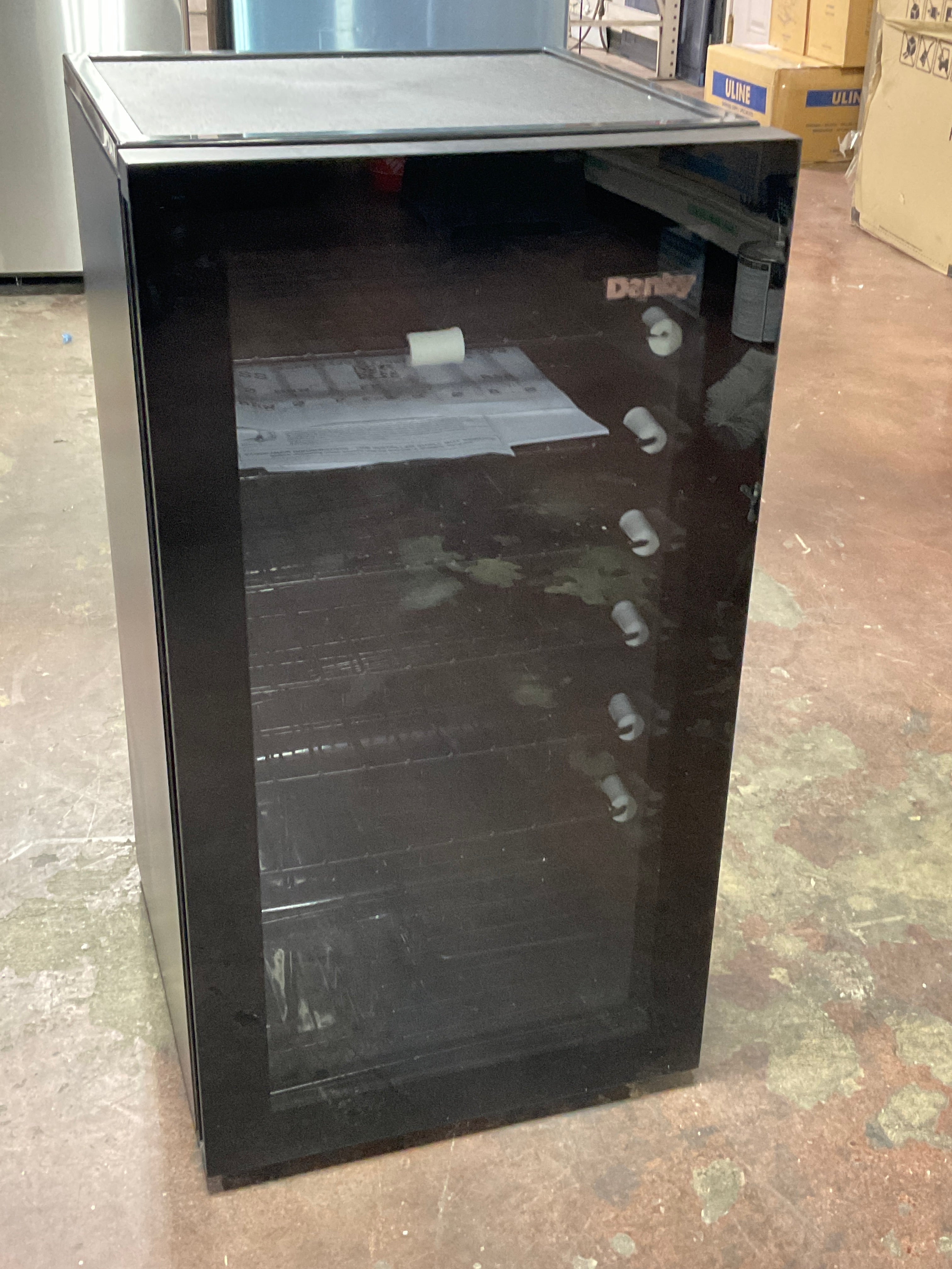 Danby 36 Bottle Free-Standing Wine Cooler in Black