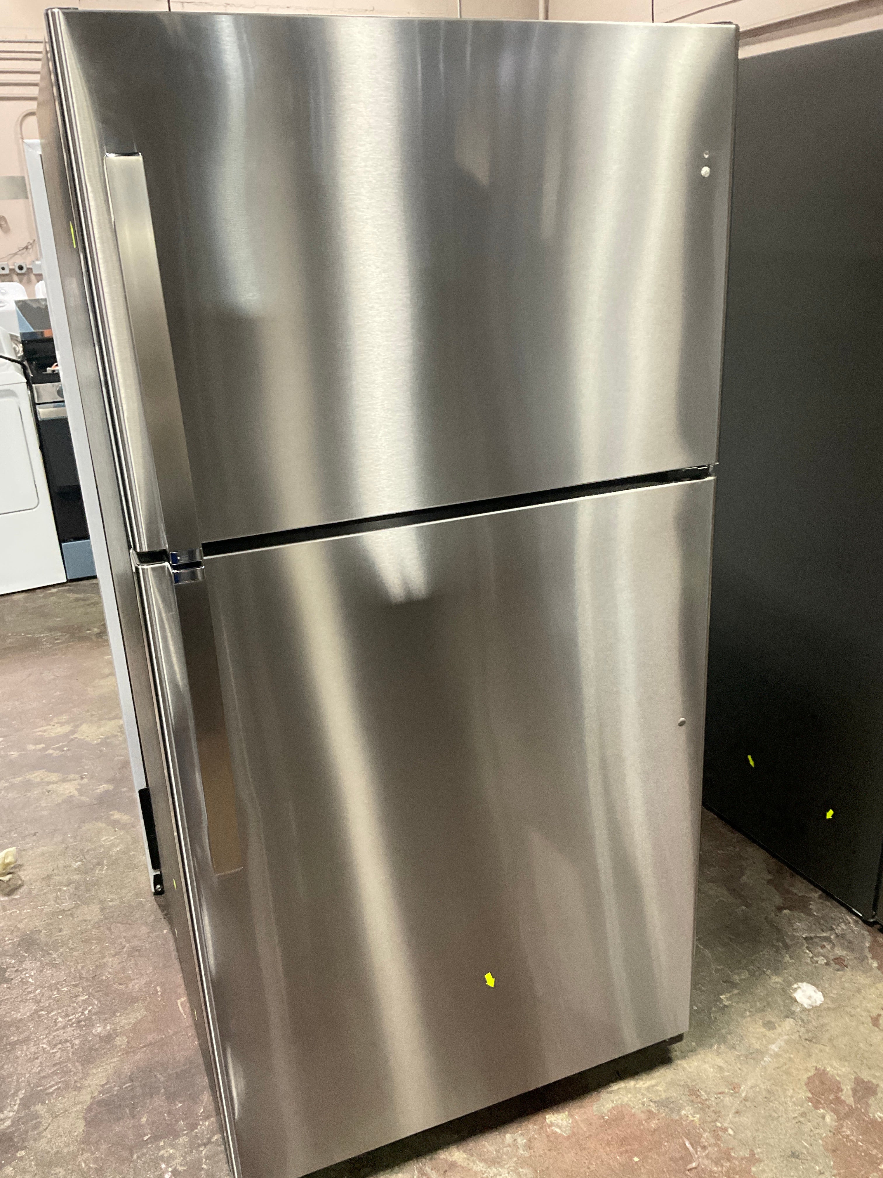 GE® 21.9 Cu. Ft. Garage Ready Top-Freezer Refrigerator