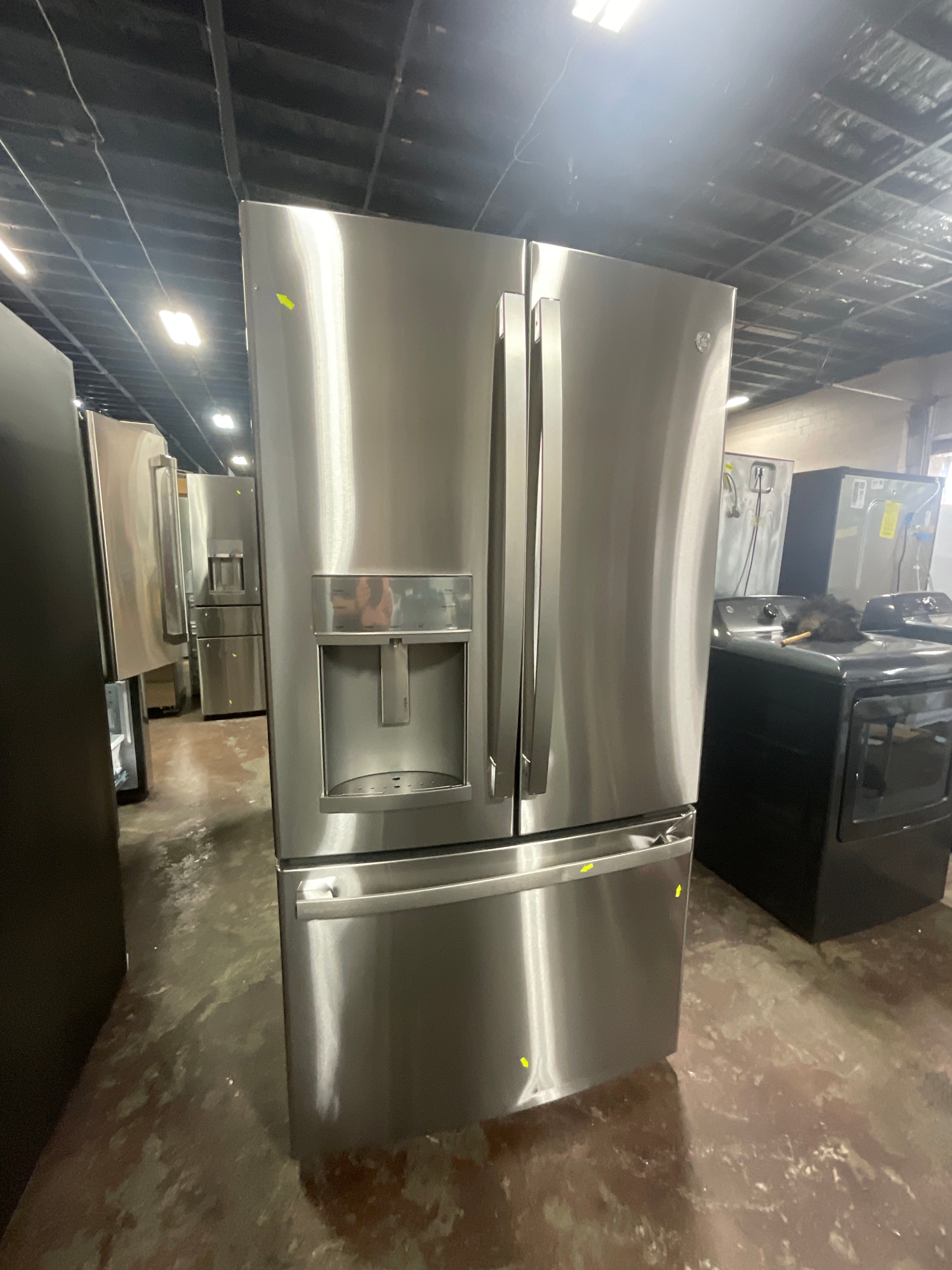GE Profile™ ENERGY STAR® 22.1 Cu. Ft. Counter-Depth Fingerprint Resistant French-Door Refrigerator with Hands-Free AutoFill