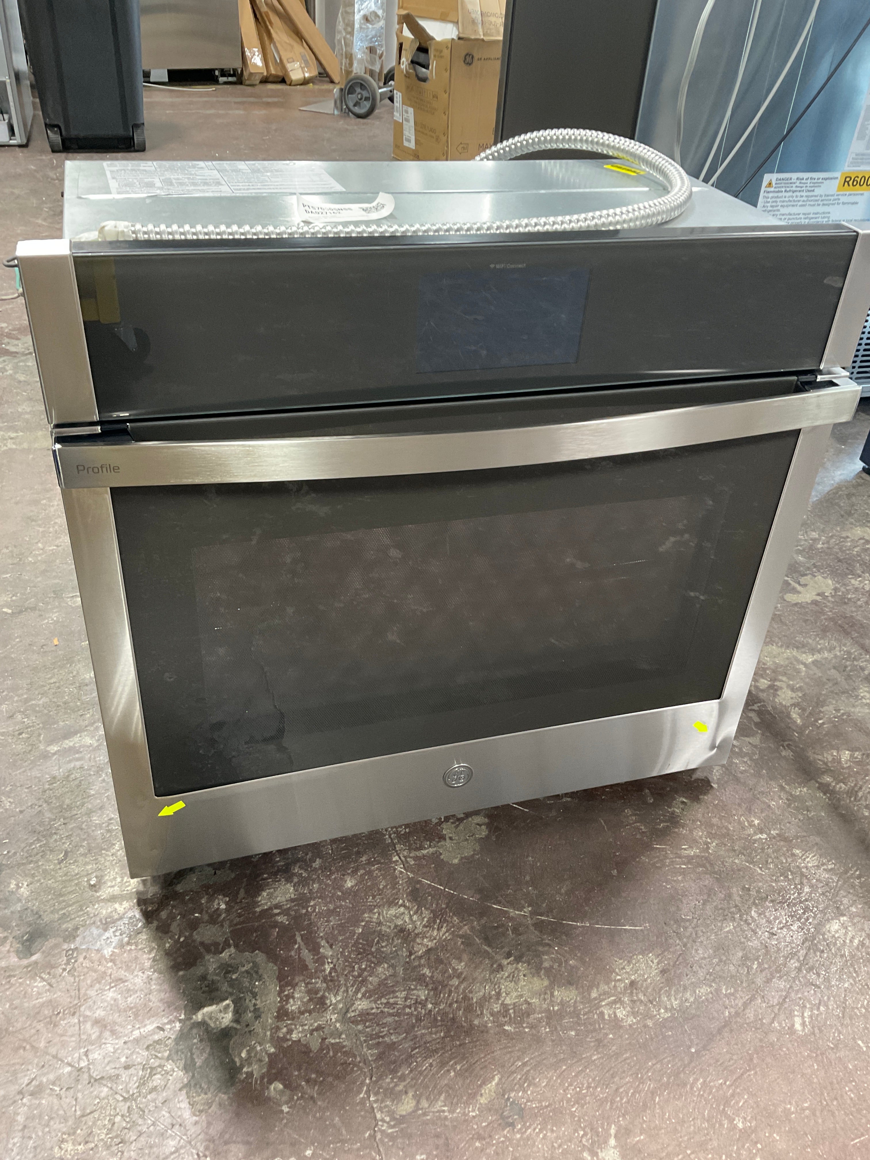 GE Profile™ 30" Smart Built-In Convection Single Wall Oven with No Preheat Air Fry and Precision Cooking
