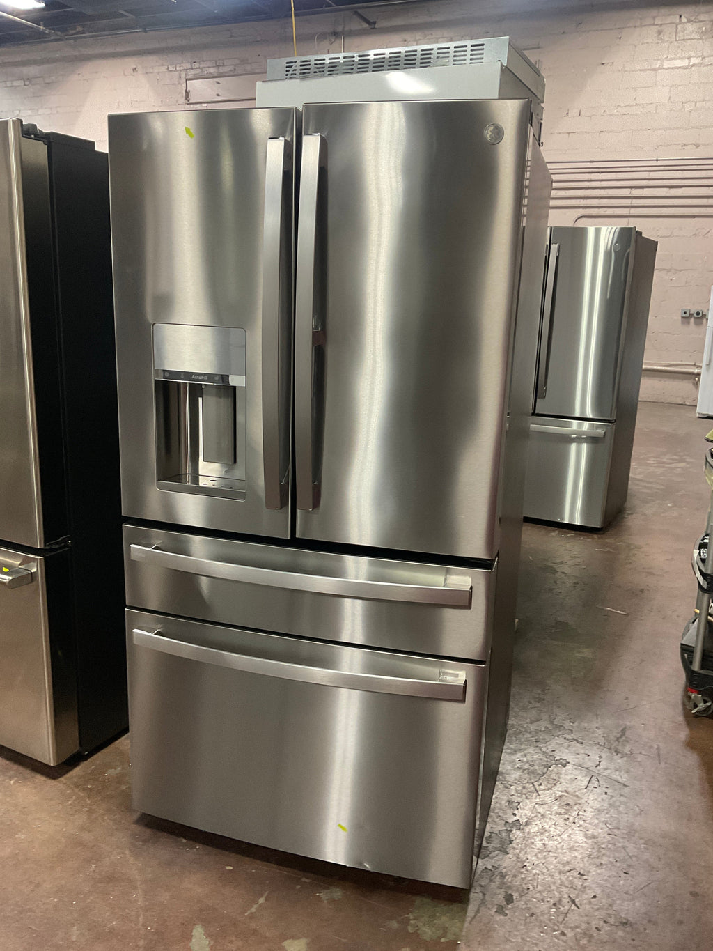GE Profile™ ENERGY STAR® 27.9 Cu. Ft. Smart Fingerprint Resistant 4-Door French-Door Refrigerator with Door In Door