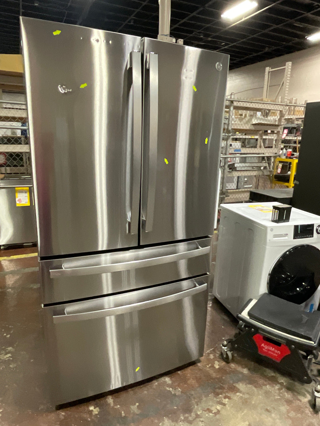GE Profile™ ENERGY STAR® 28.7 Cu. Ft. Smart Fingerprint Resistant 4-Door French-Door Refrigerator With Dual-Dispense AutoFill Pitcher