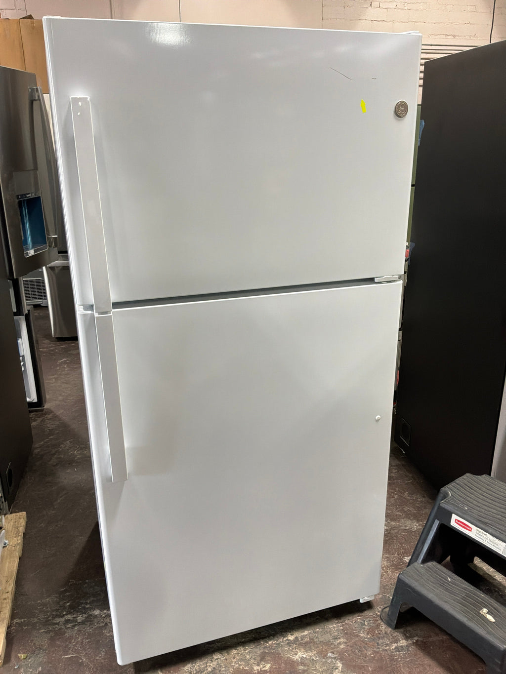 GE® 21.9 Cu. Ft. Garage Ready Top-Freezer Refrigerator