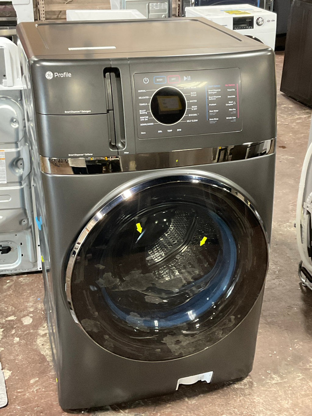 GE Profile ENERGY STAR 4.8 cu. ft. Capacity UltraFast Combo with Ventless Inverter Heat Pump Technology Washer/Dryer
