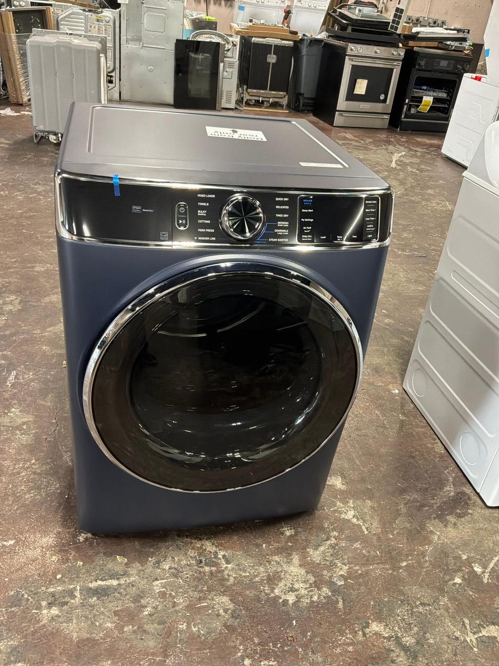 GE Profile™ 7.8 cu. ft. Capacity Smart Front Load Electric Dryer with Steam and Sanitize Cycle