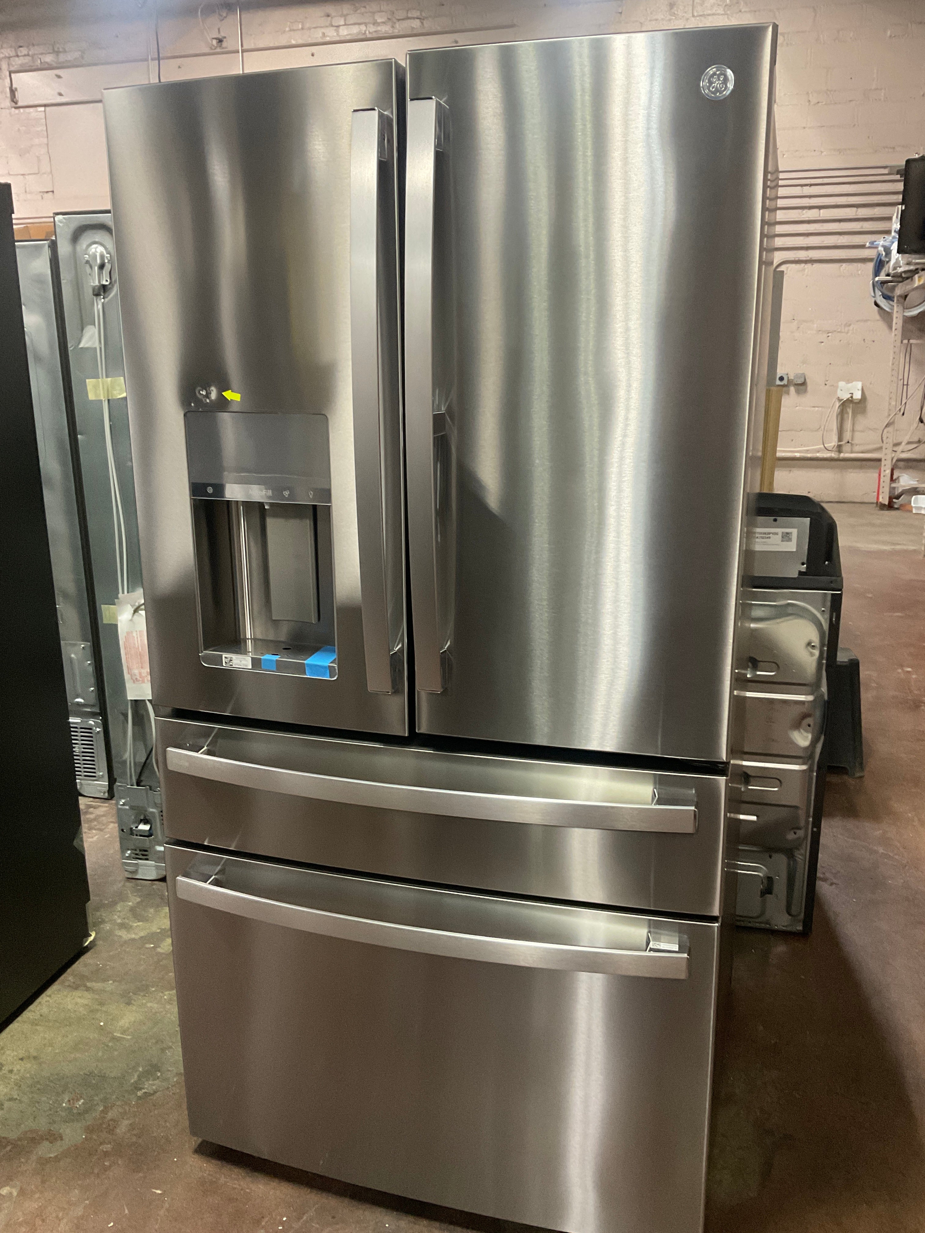 GE Profile™ ENERGY STAR® 27.9 Cu. Ft. Smart Fingerprint Resistant 4-Door French-Door Refrigerator with Door In Door