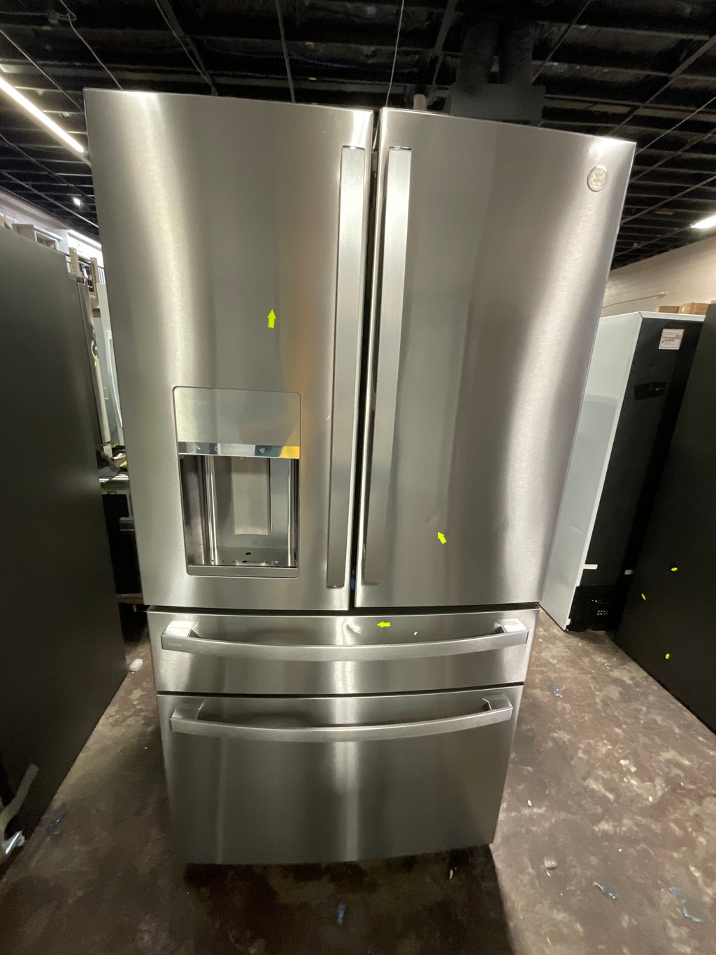 GE Profile™ ENERGY STAR® 27.9 Cu. Ft. Smart Fingerprint Resistant 4-Door French-Door Refrigerator with Door In Door