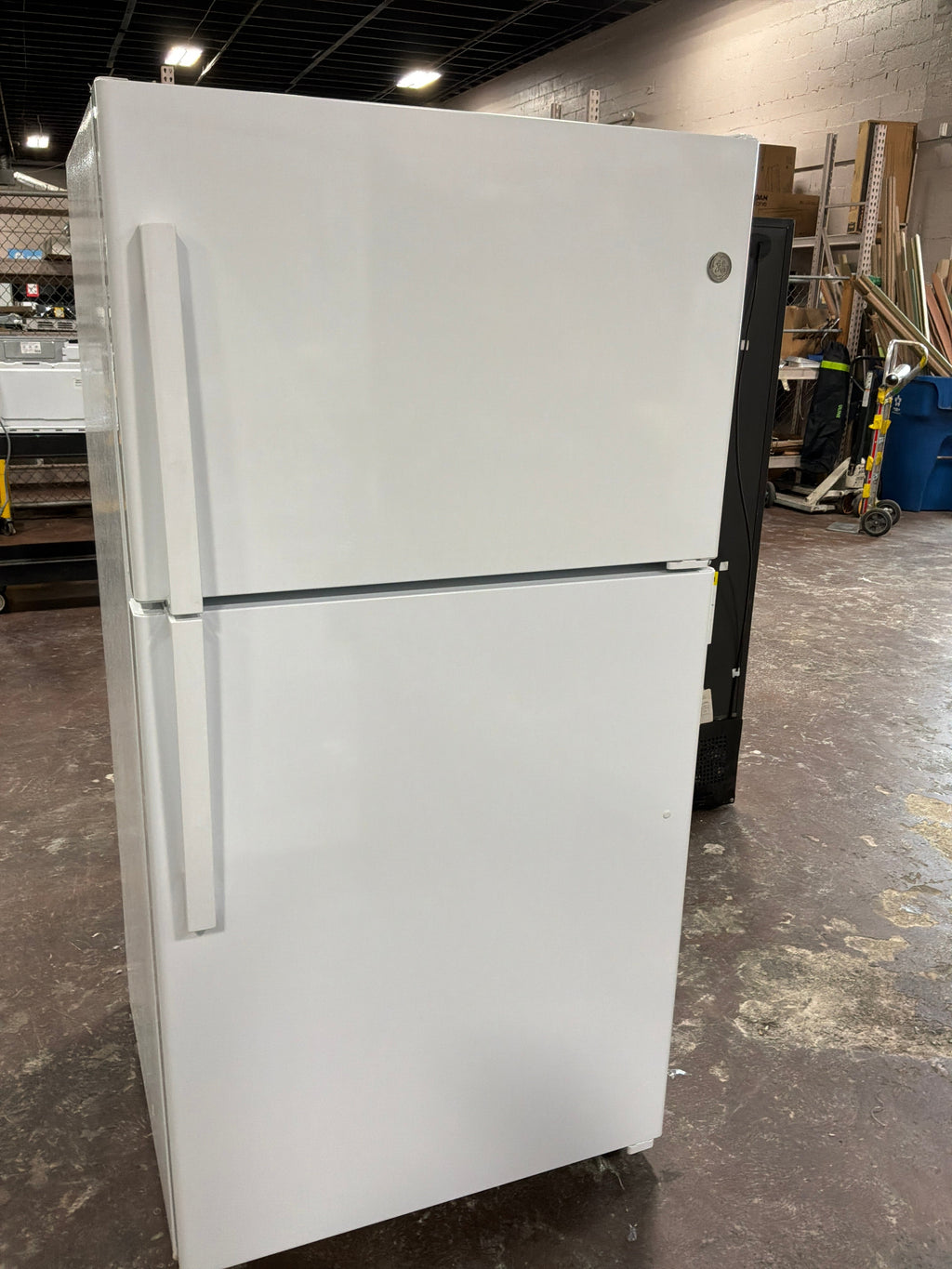 GE® 21.9 Cu. Ft. Garage Ready Top-Freezer Refrigerator