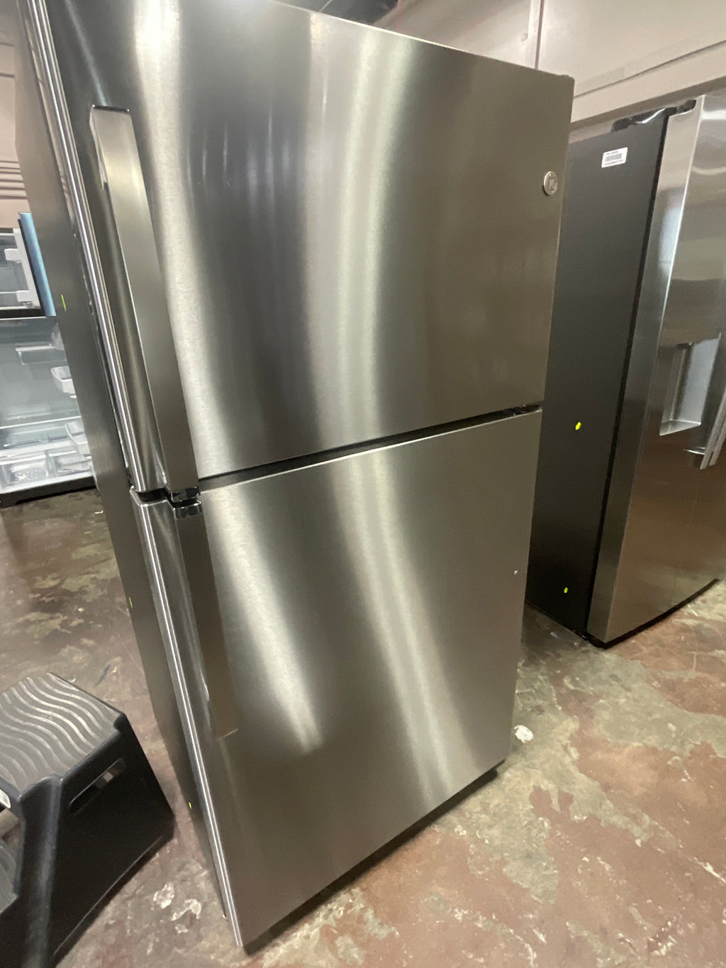 GE® 21.9 Cu. Ft. Garage Ready Top-Freezer Refrigerator