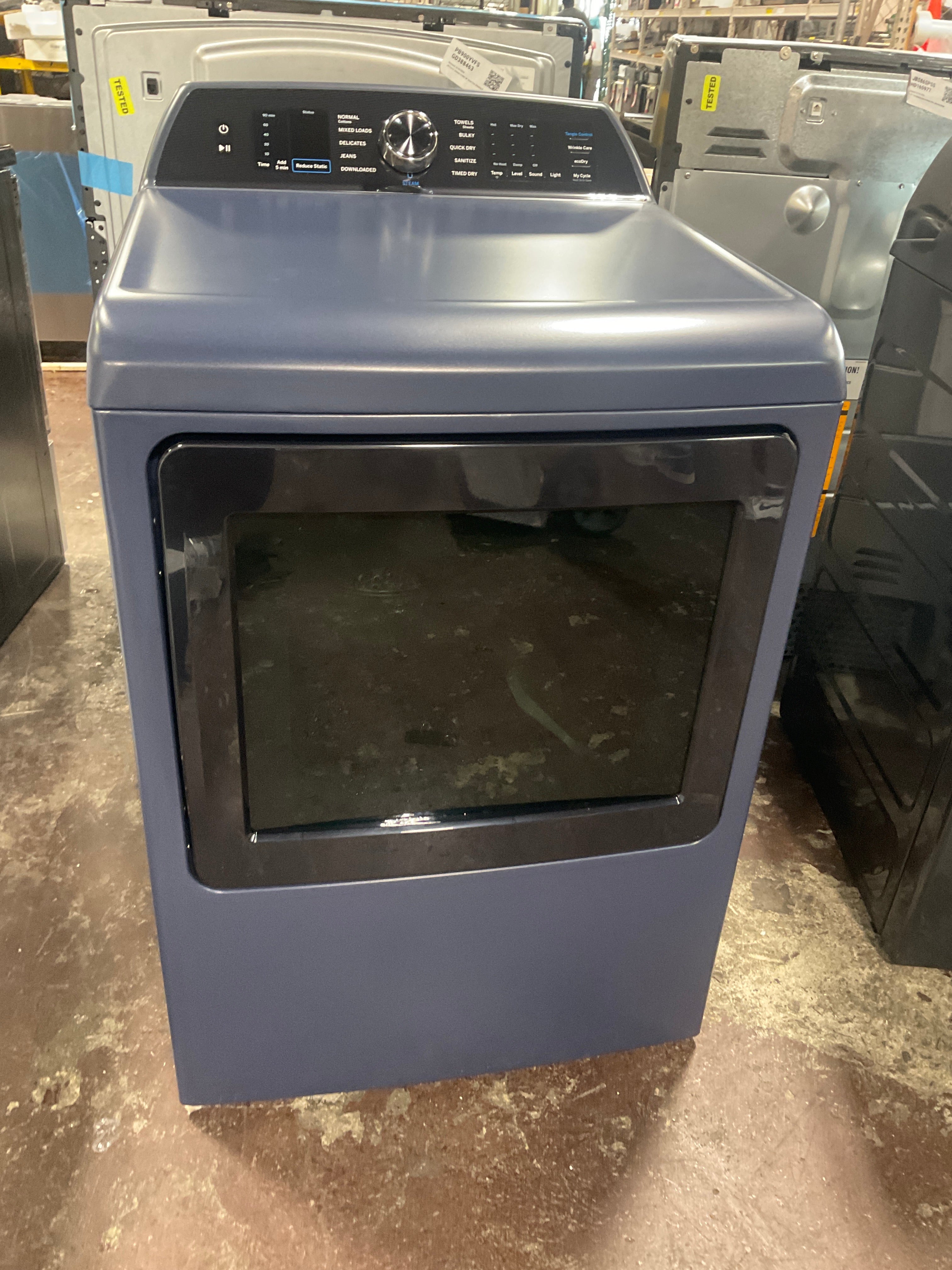 GE Profile™ ENERGY STAR® 7.3 cu. ft. Capacity Smart Electric Dryer with Steam and Washer Link