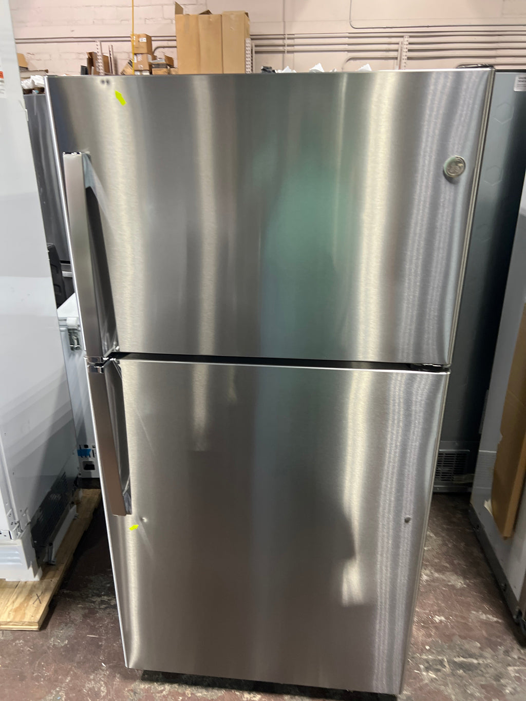 GE® 21.9 Cu. Ft. Garage Ready Top-Freezer Refrigerator