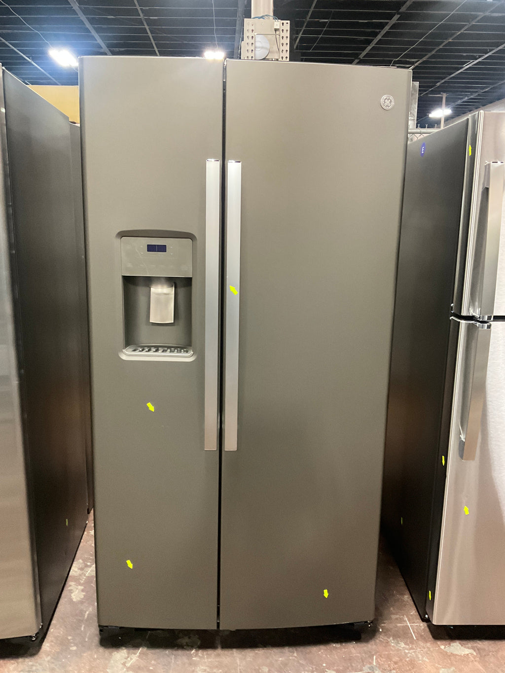 GE® 21.8 Cu. Ft. Counter-Depth Side-By-Side Refrigerator
