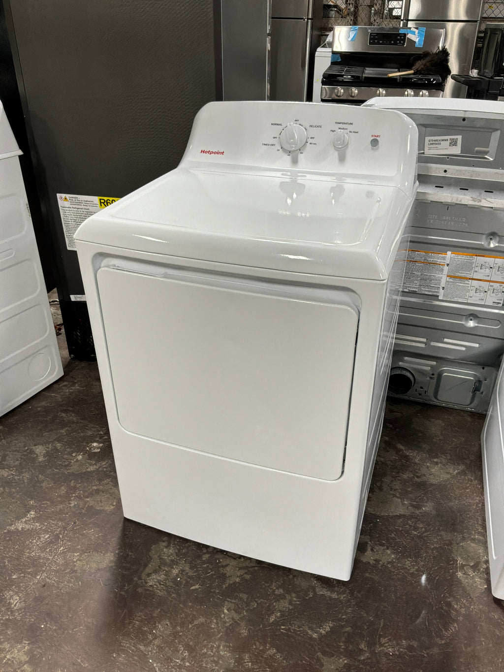 Hotpoint® 6.2 cu. ft. Capacity  Electric Dryer with Up To 120 ft. Venting and Shallow Depth