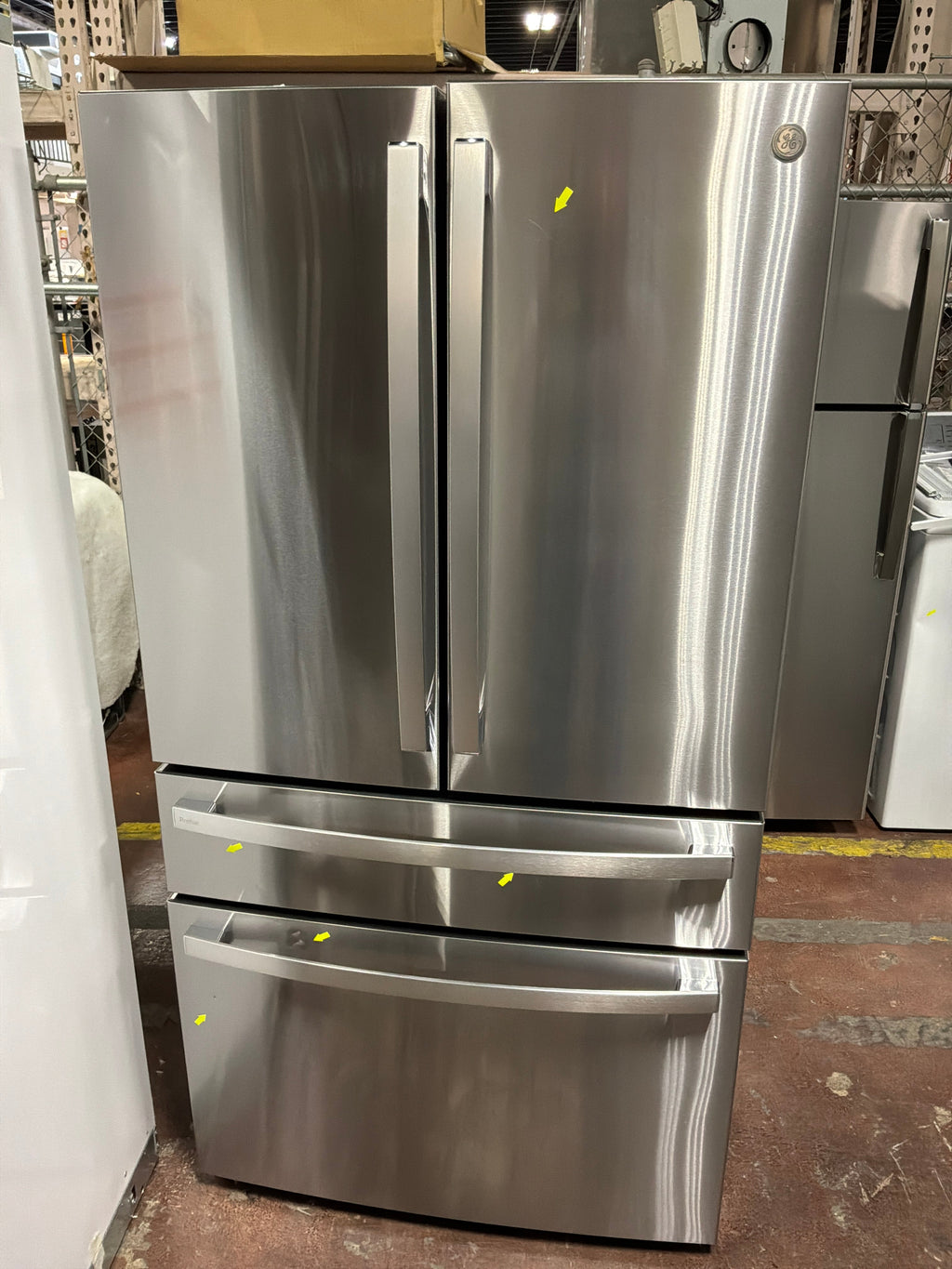 GE Profile™ ENERGY STAR® 28.7 Cu. Ft. Smart Fingerprint Resistant 4-Door French-Door Refrigerator With Dual-Dispense AutoFill Pitcher
